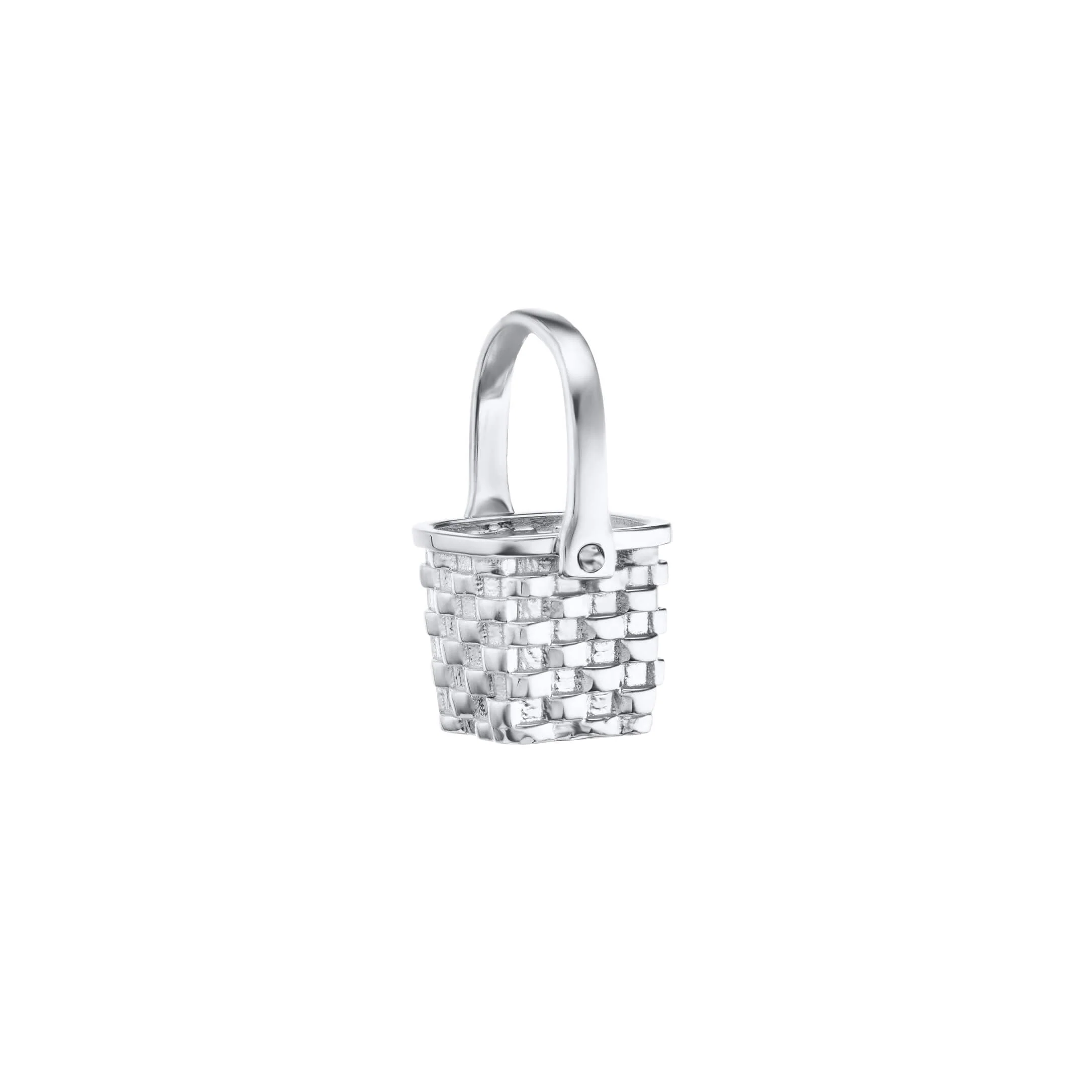 Silver Basket Case Pendant - Image 2