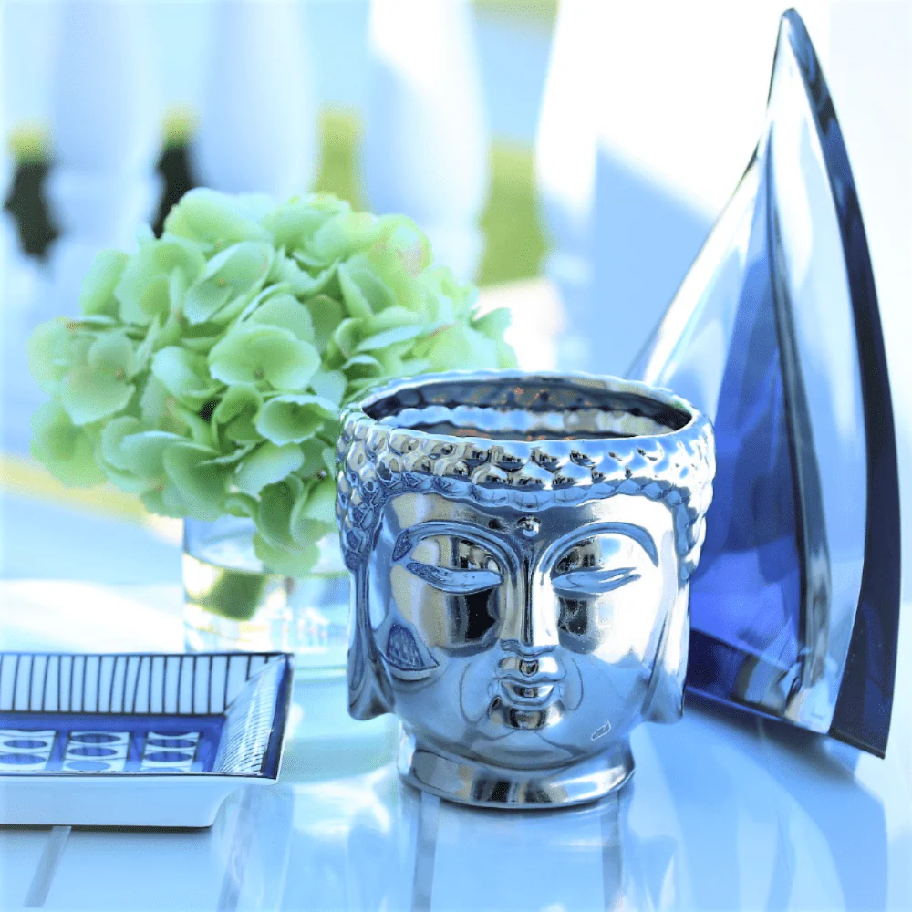 Silver Buddha Candle - Image 5
