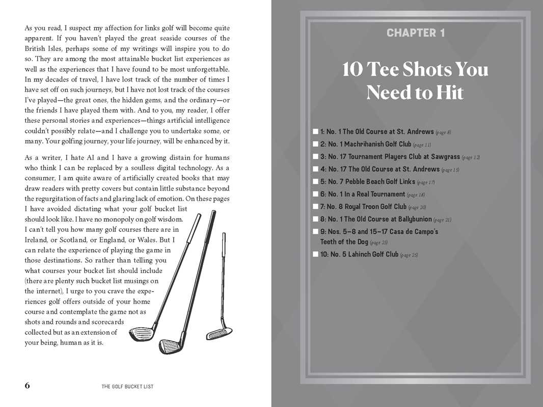 Golf Bucket List by Jeffrey Thoreson - Image 2