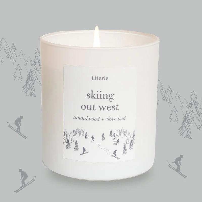 Skiing Out West Candle - Image 4