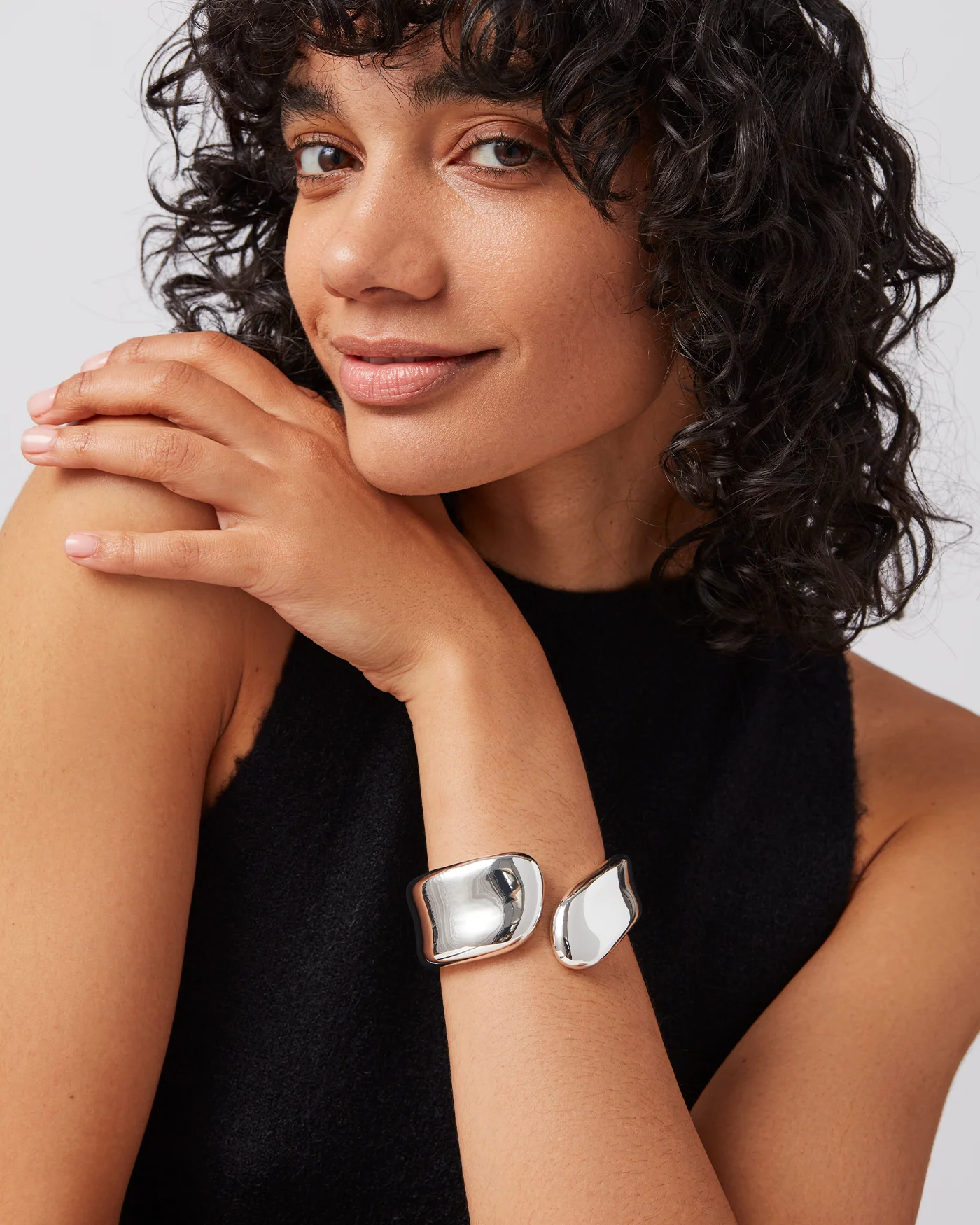 Jenny Bird - Solene Cuff - Silver - Image 4