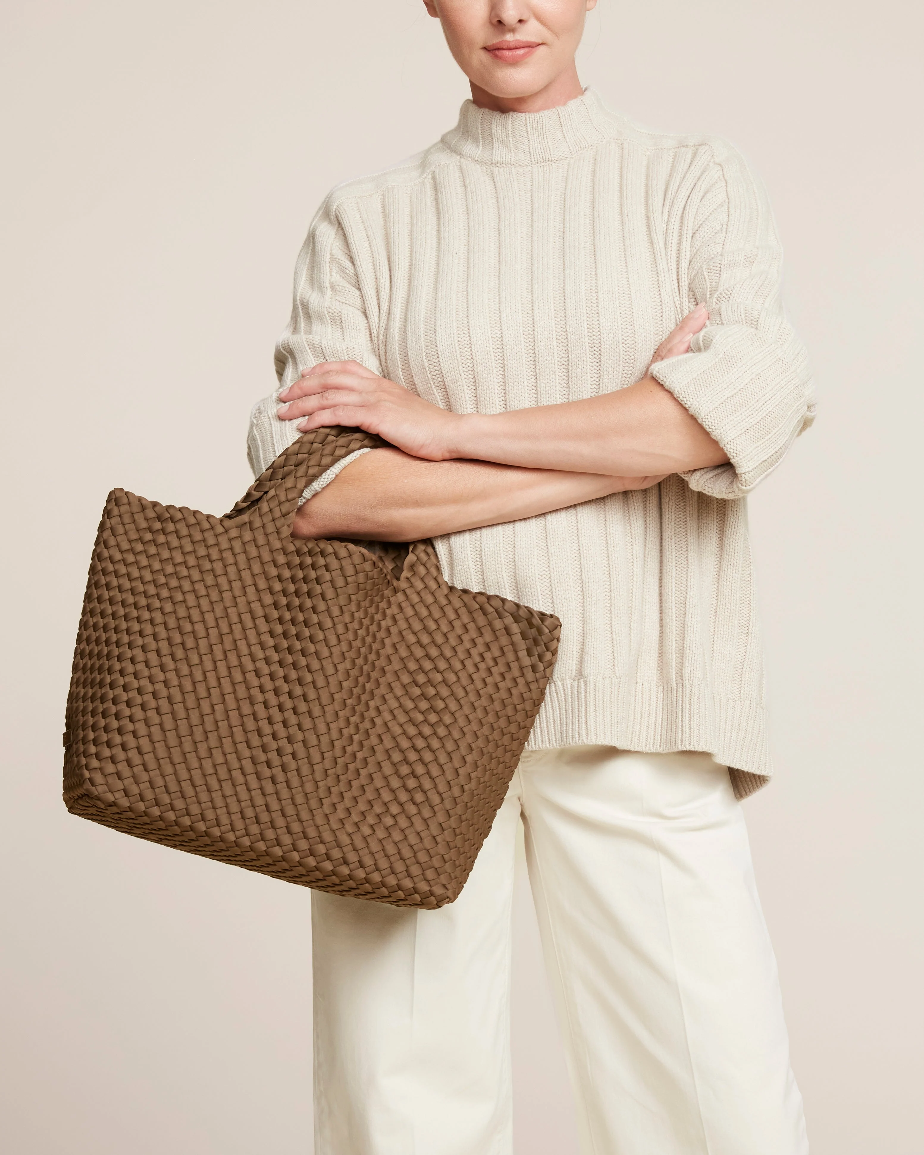 St. Barths Medium Tote - Mink - Image 4