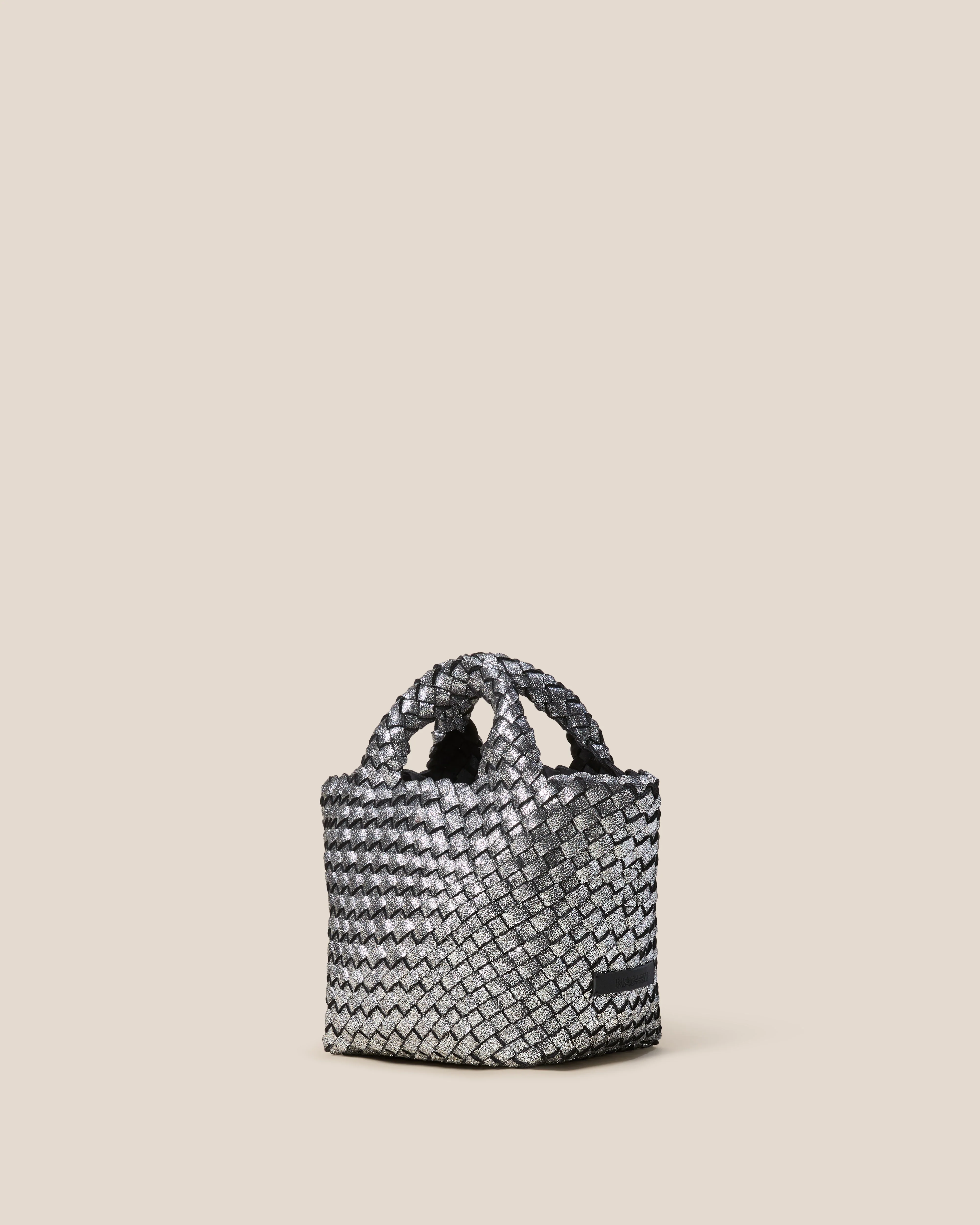 St. Barths Petit Tote Metallic - Titanium - Image 4