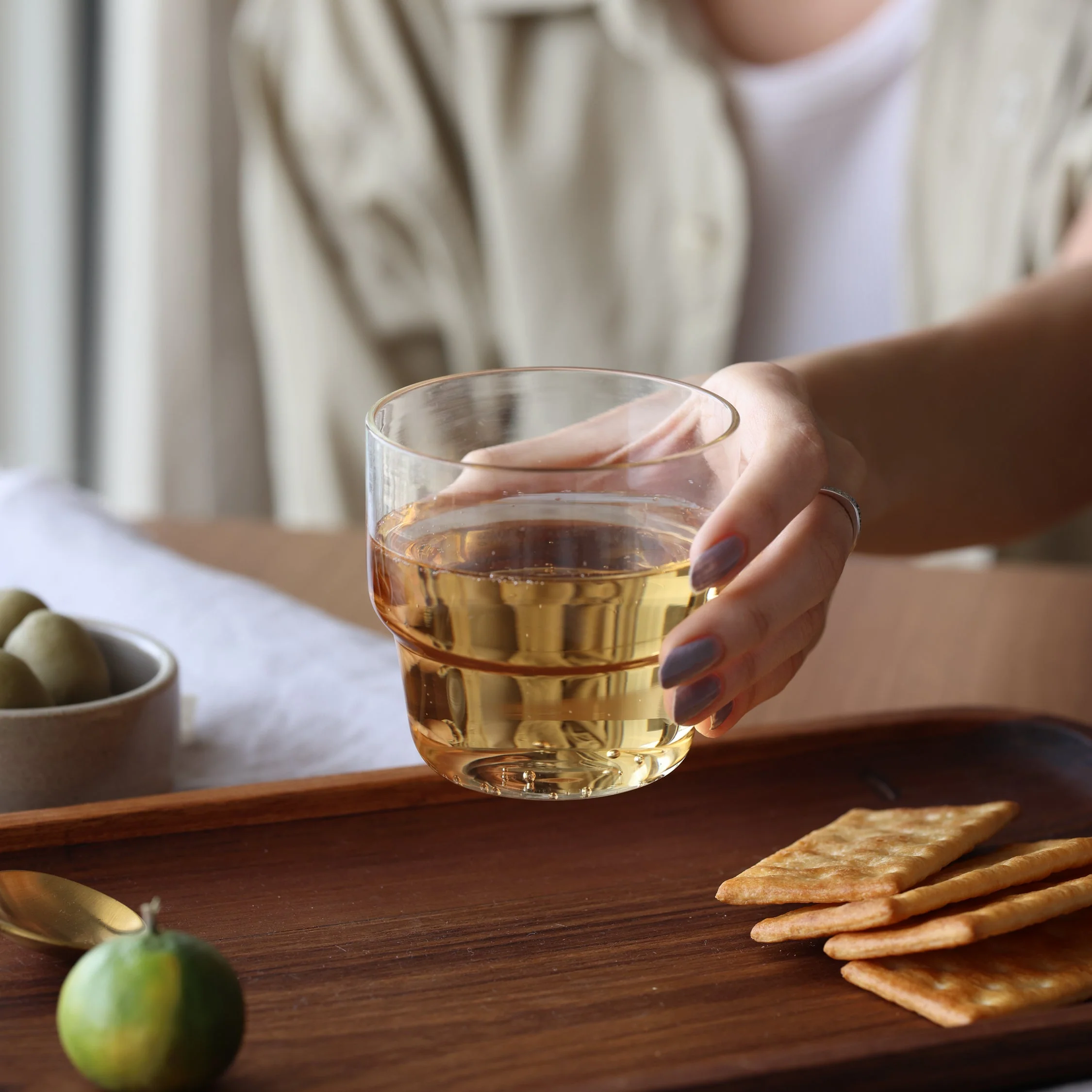 Stackable Glass Tumbler - set of 4 - Image 4