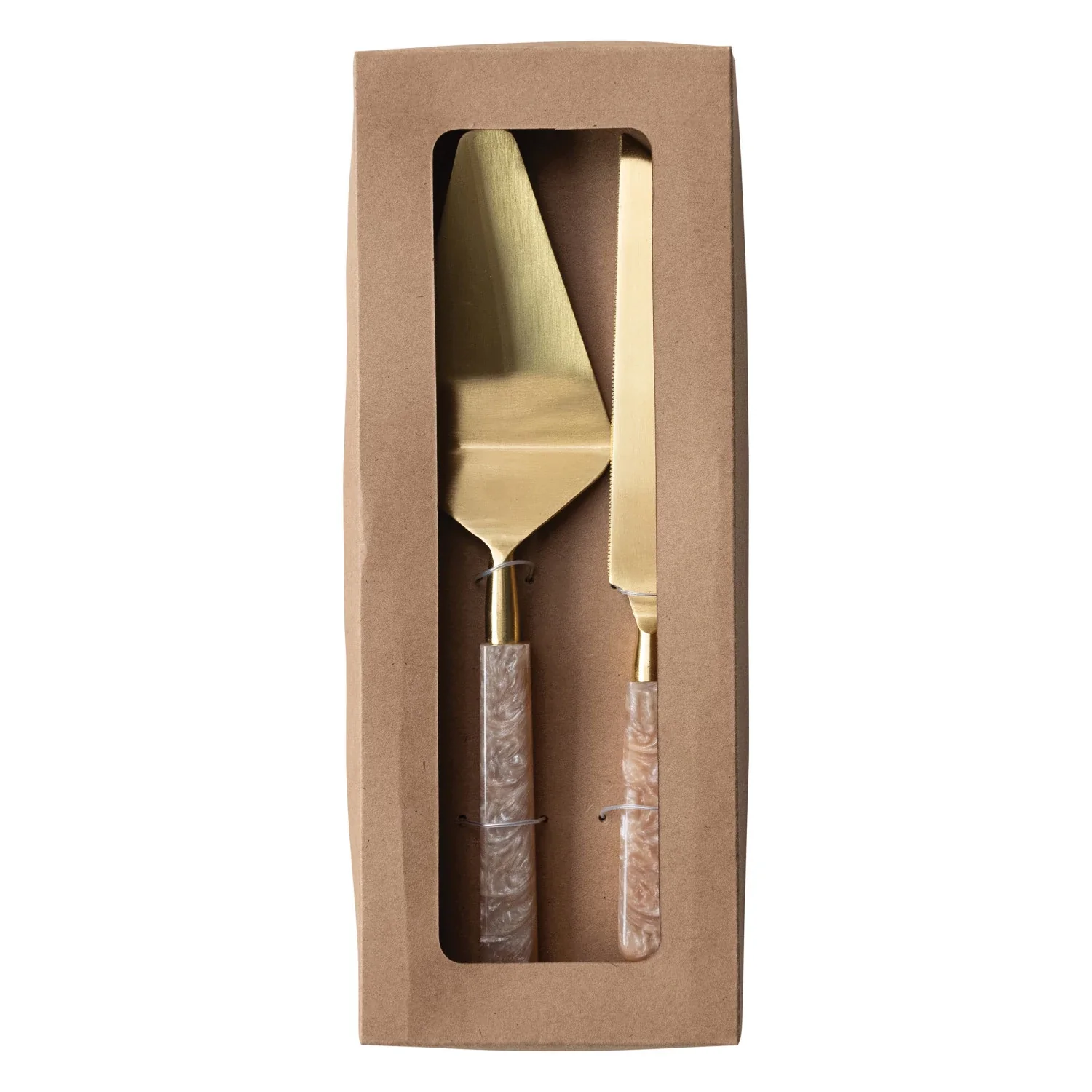 Stainless Steel Cake Servers, Boxed Set of 2 - Image 3
