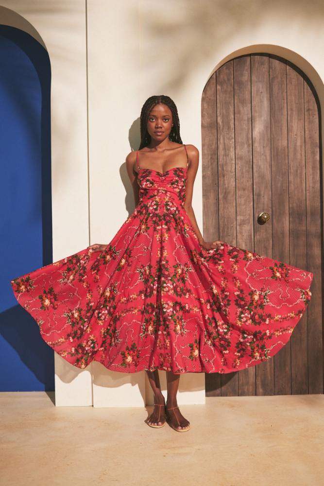 Cara Cara - Sunray Dress - Gemma Scarf Pink - Image 3