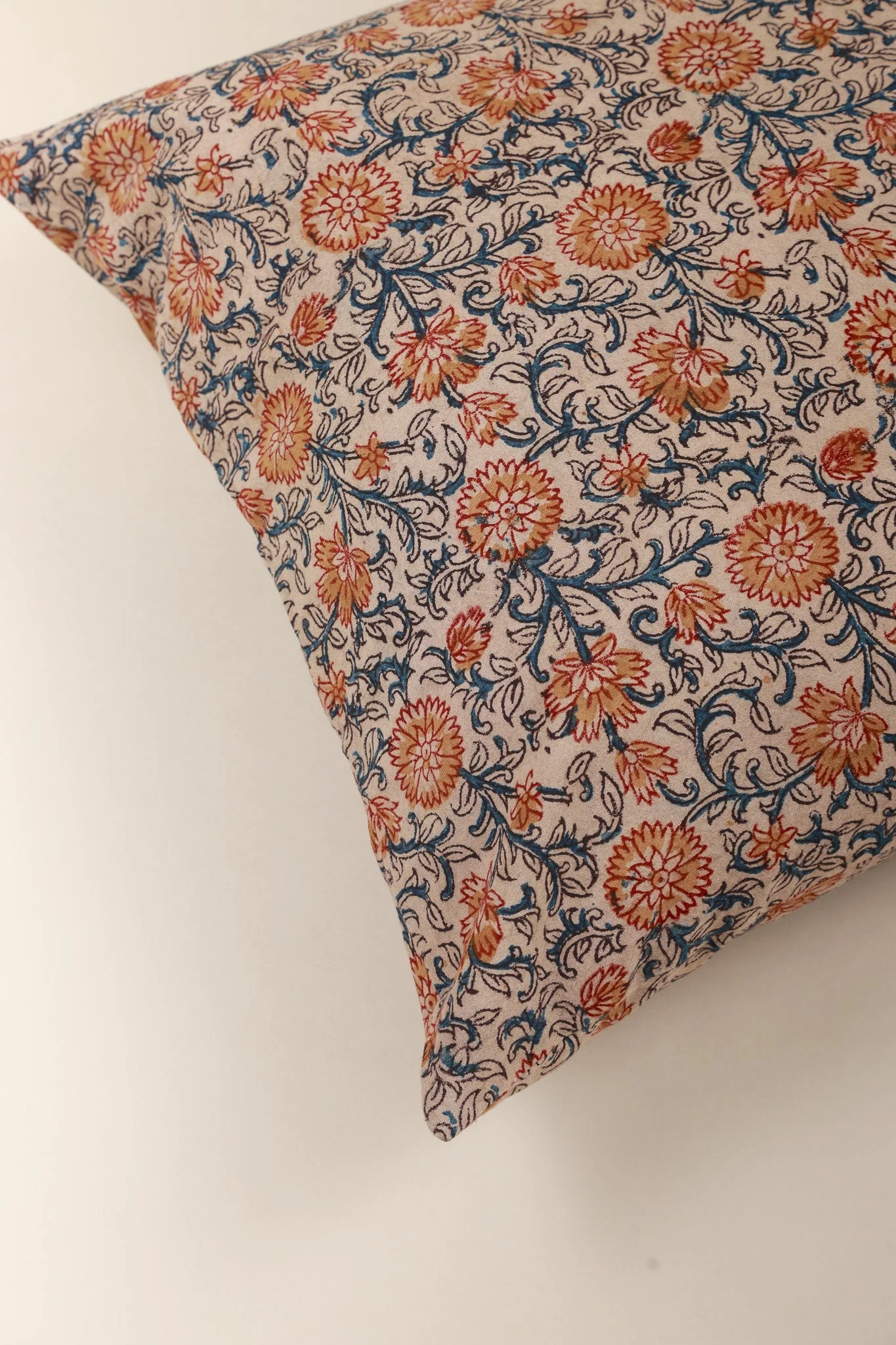 Sunset Horizon Kalamkari Handcrafted Pillow - Image 2