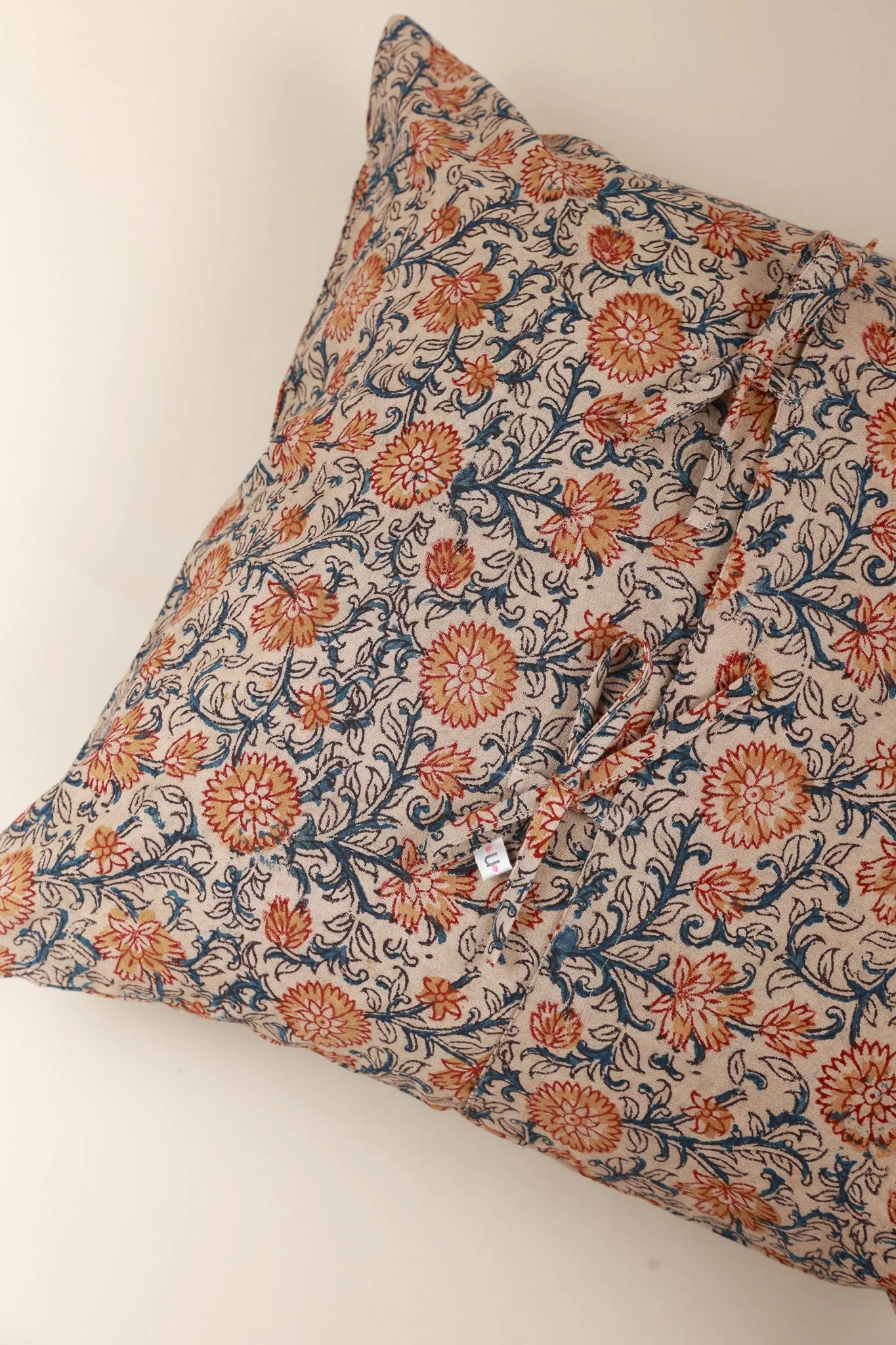 Sunset Horizon Kalamkari Handcrafted Pillow - Image 3