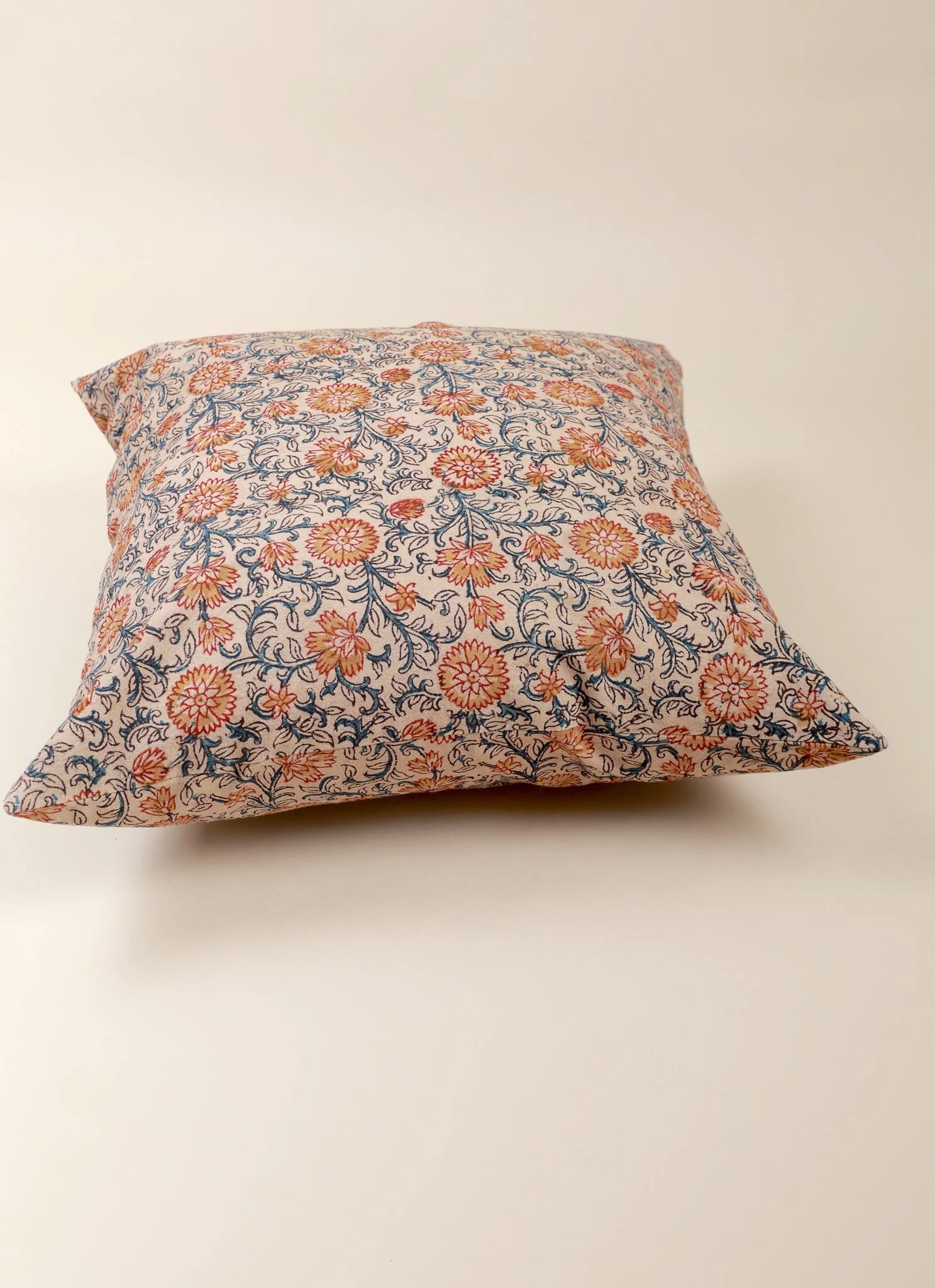 Sunset Horizon Kalamkari Handcrafted Pillow - Image 4