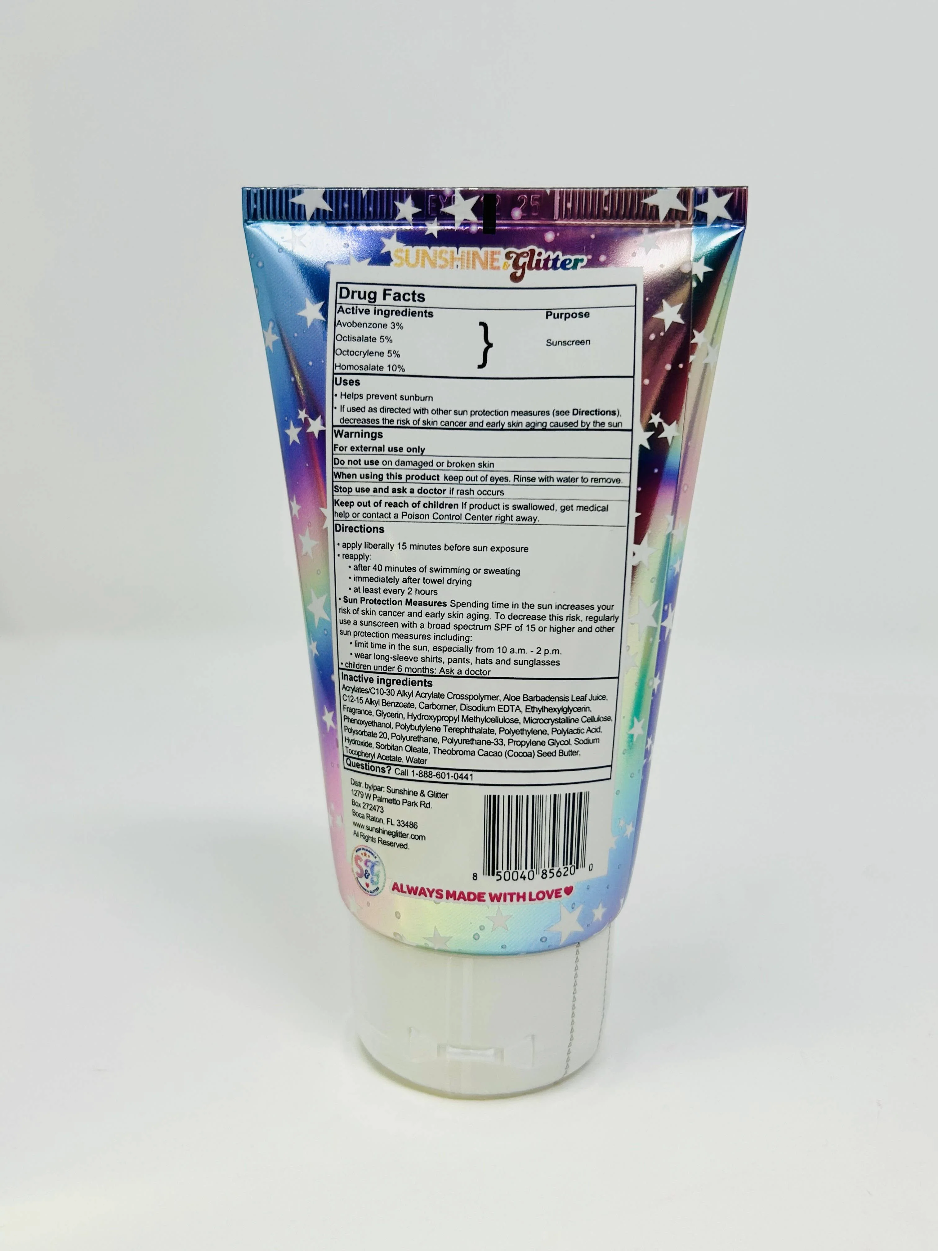 Sunshine & Glitter - Sea Star Sparkle Cosmic Stardust SPF 50 Glitter Sunscreen - Image 5