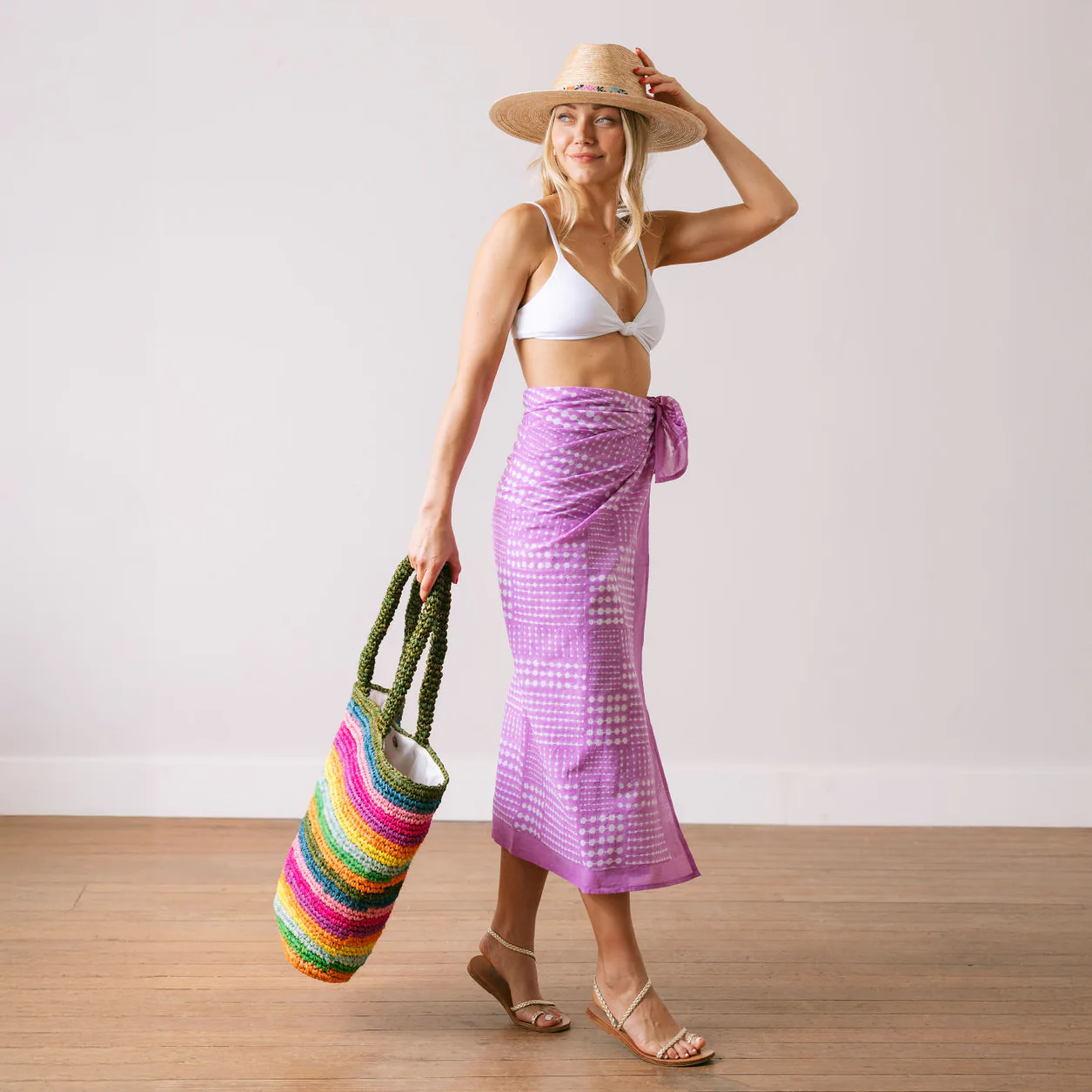 Sunshine Tienda - Lilac Laguna Sarong - Image 3
