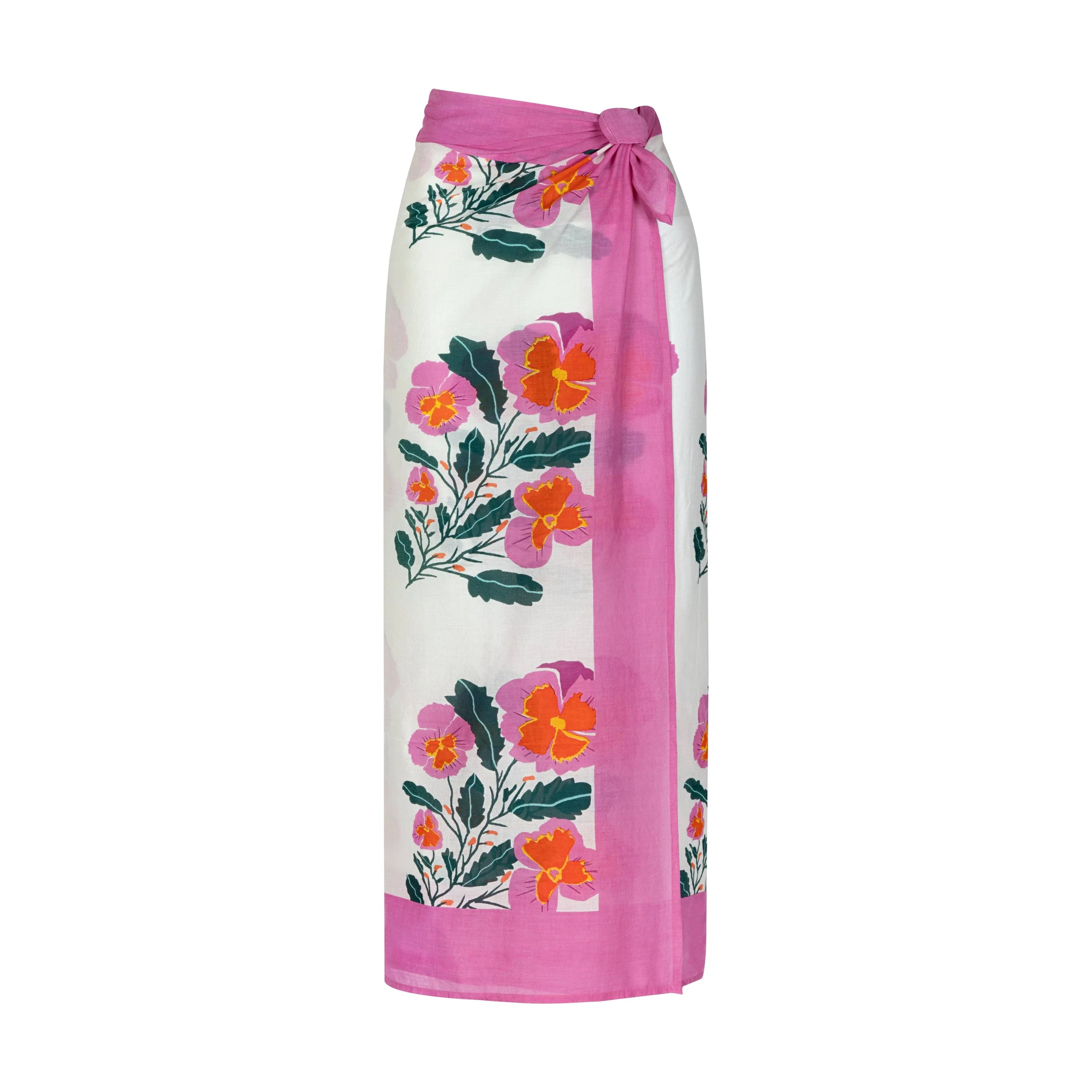 Sunshine Tienda - Pink Flower Sarong - Image 5