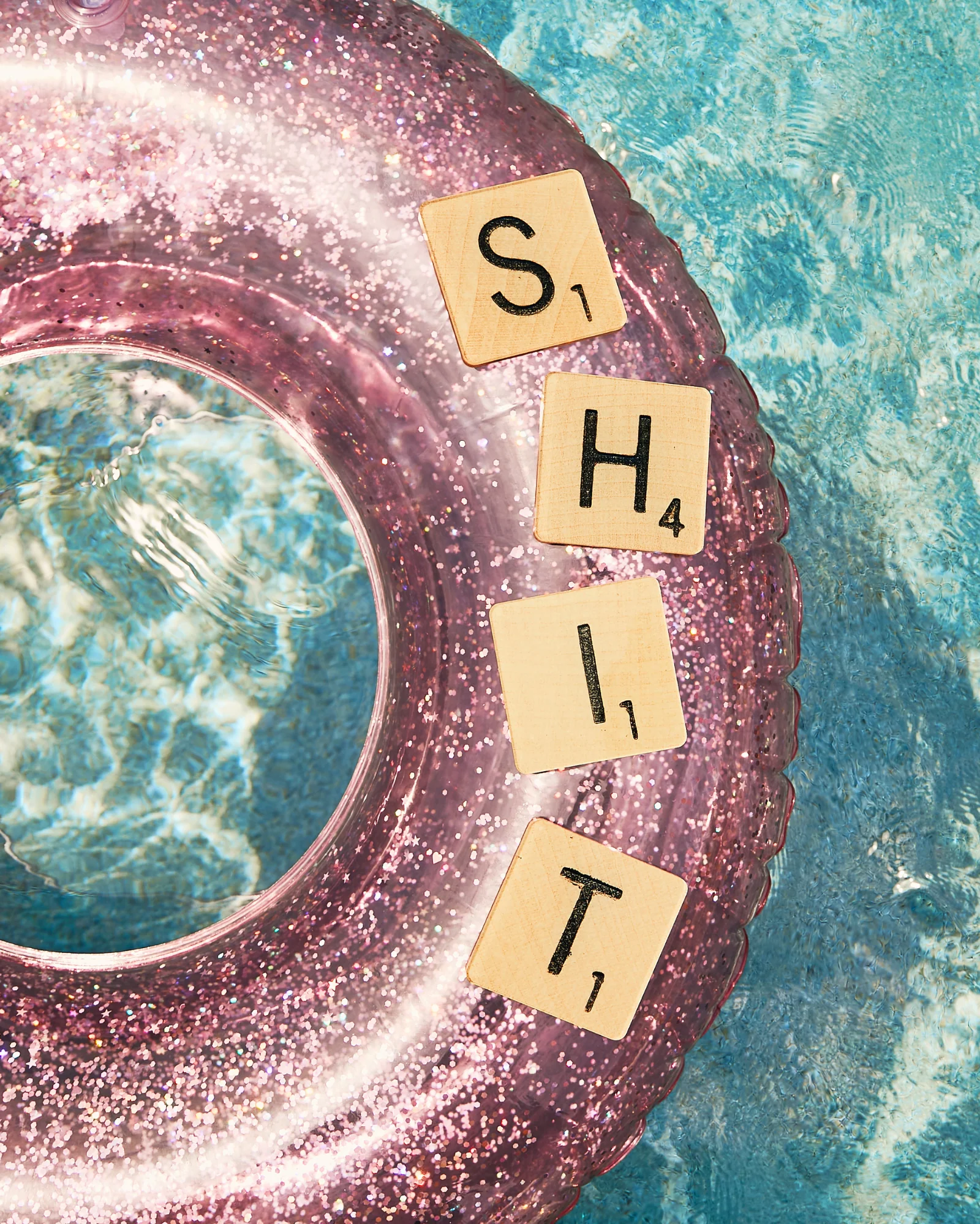 Shit Scrabble Tiles | Set of 4 Coasters - Image 4