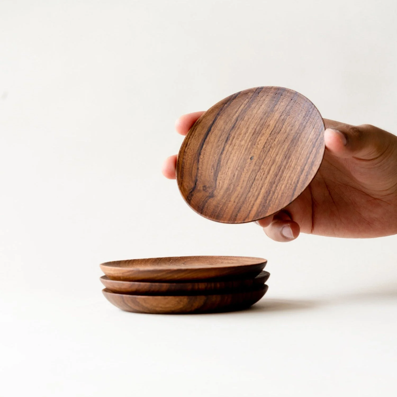 Teak Coasters (Set of 4)