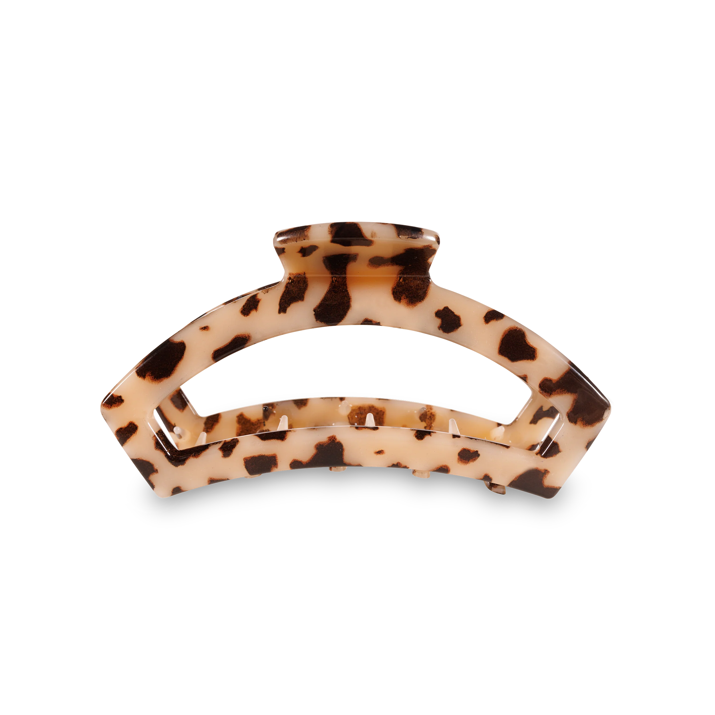 TELETIES - Open Hair Clip - Medium - Blonde Tortoise