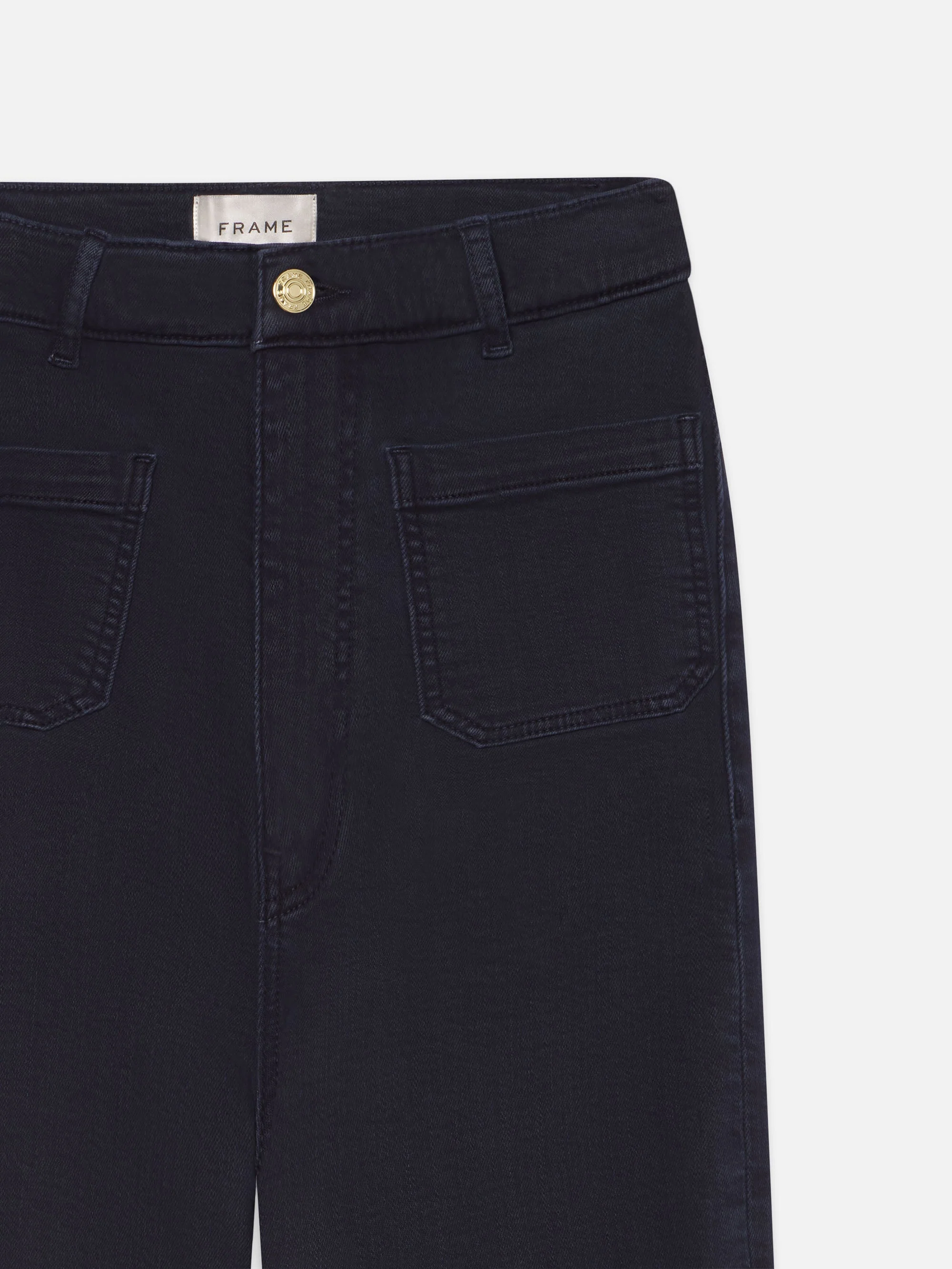 FRAME - The Anchor Pant - Navy Raw Fray - Image 6