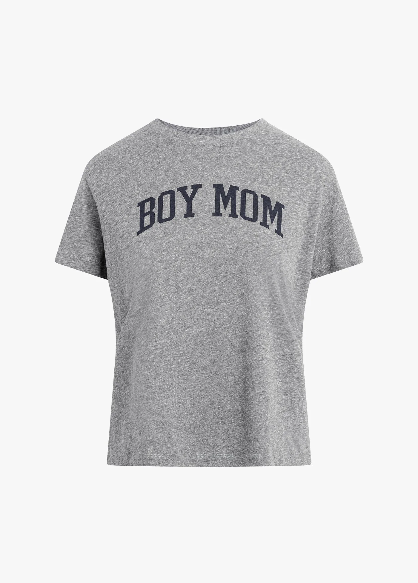 Favorite Daughter - The Boy Mom Tee - Heather Grey Navy