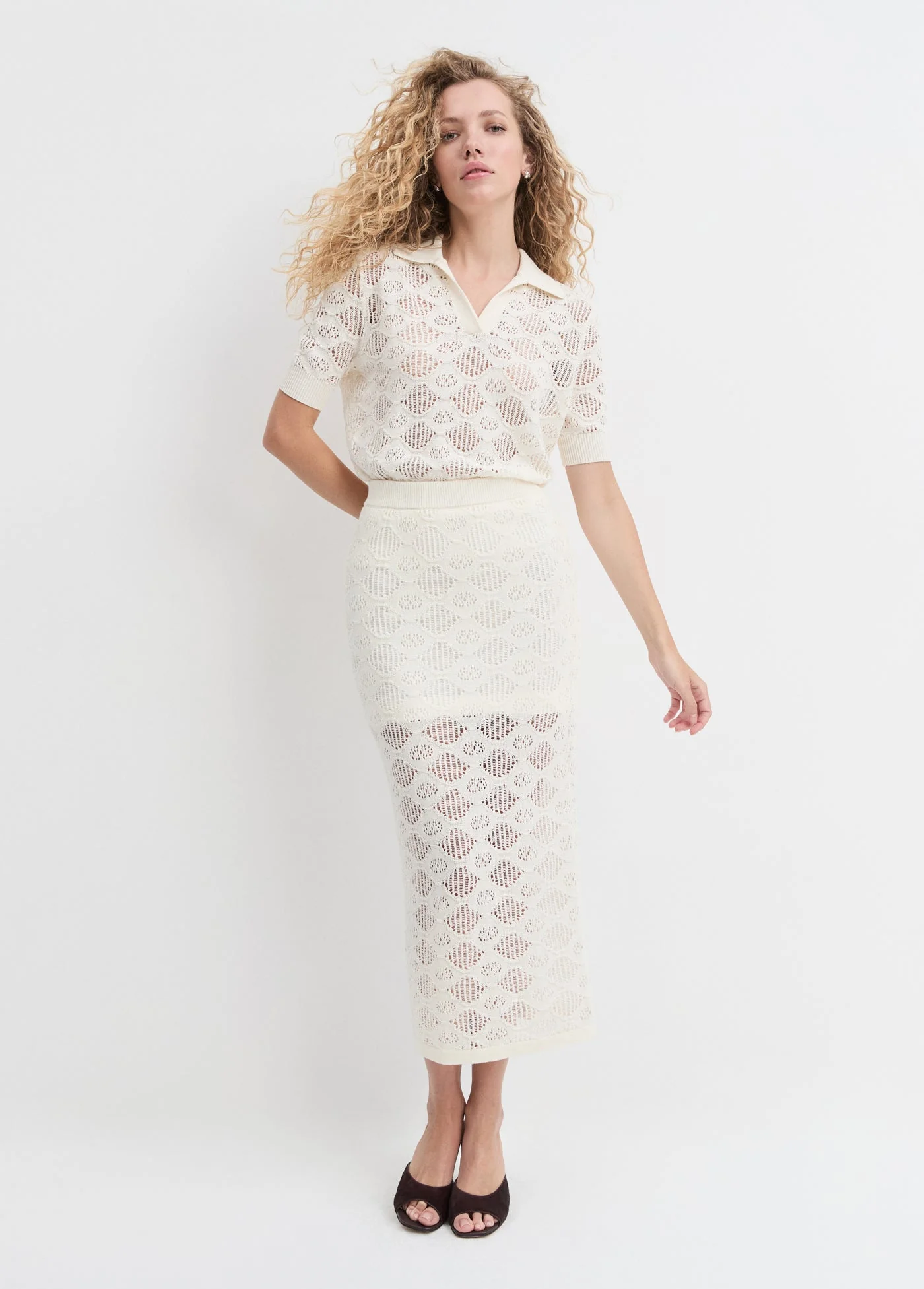 Favorite Daughter - The Courtside Skirt - Ivory - Image 3