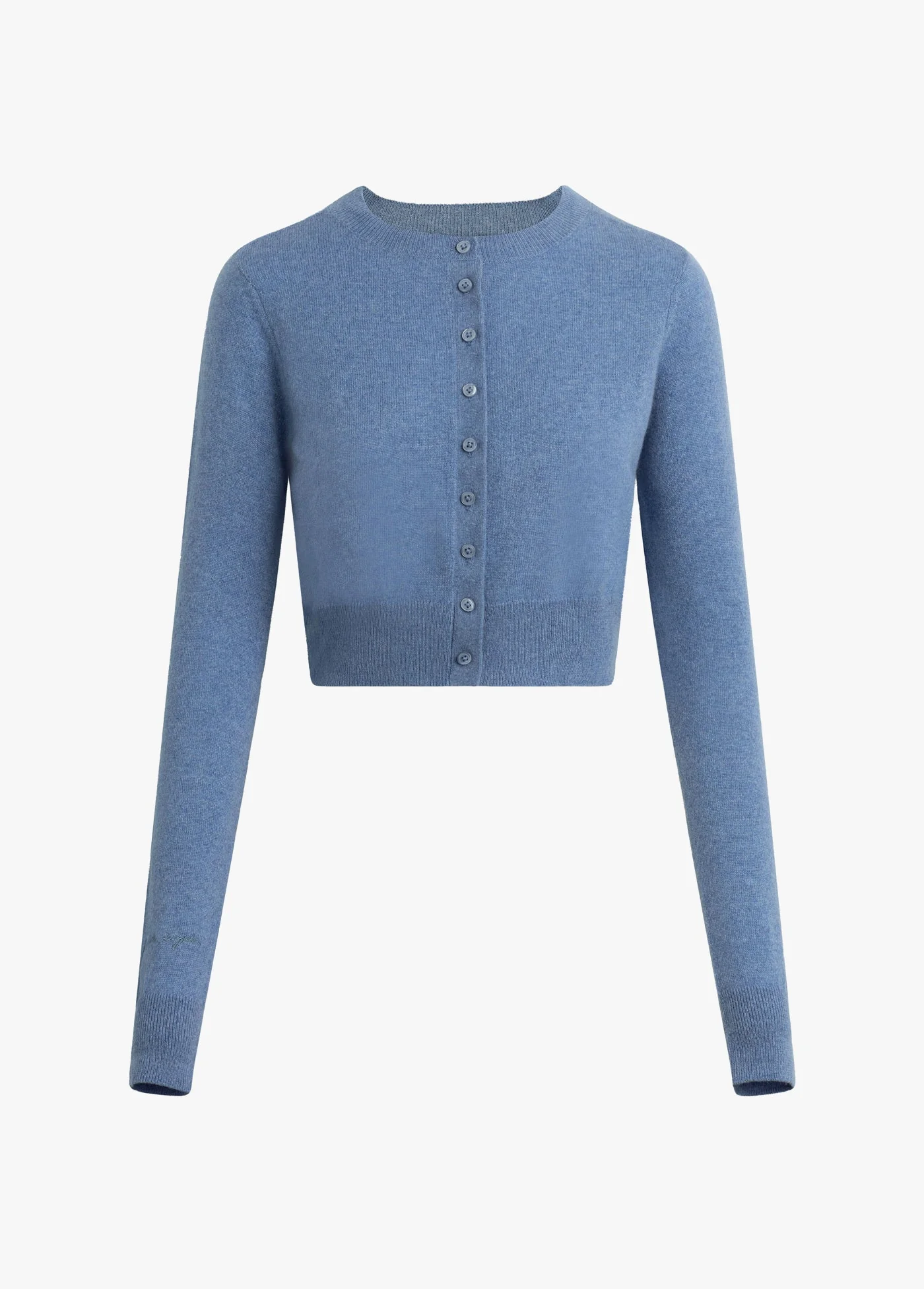 Favorite Daughter - The Cropped Rebecca Cardigan - River Blue - Image 6