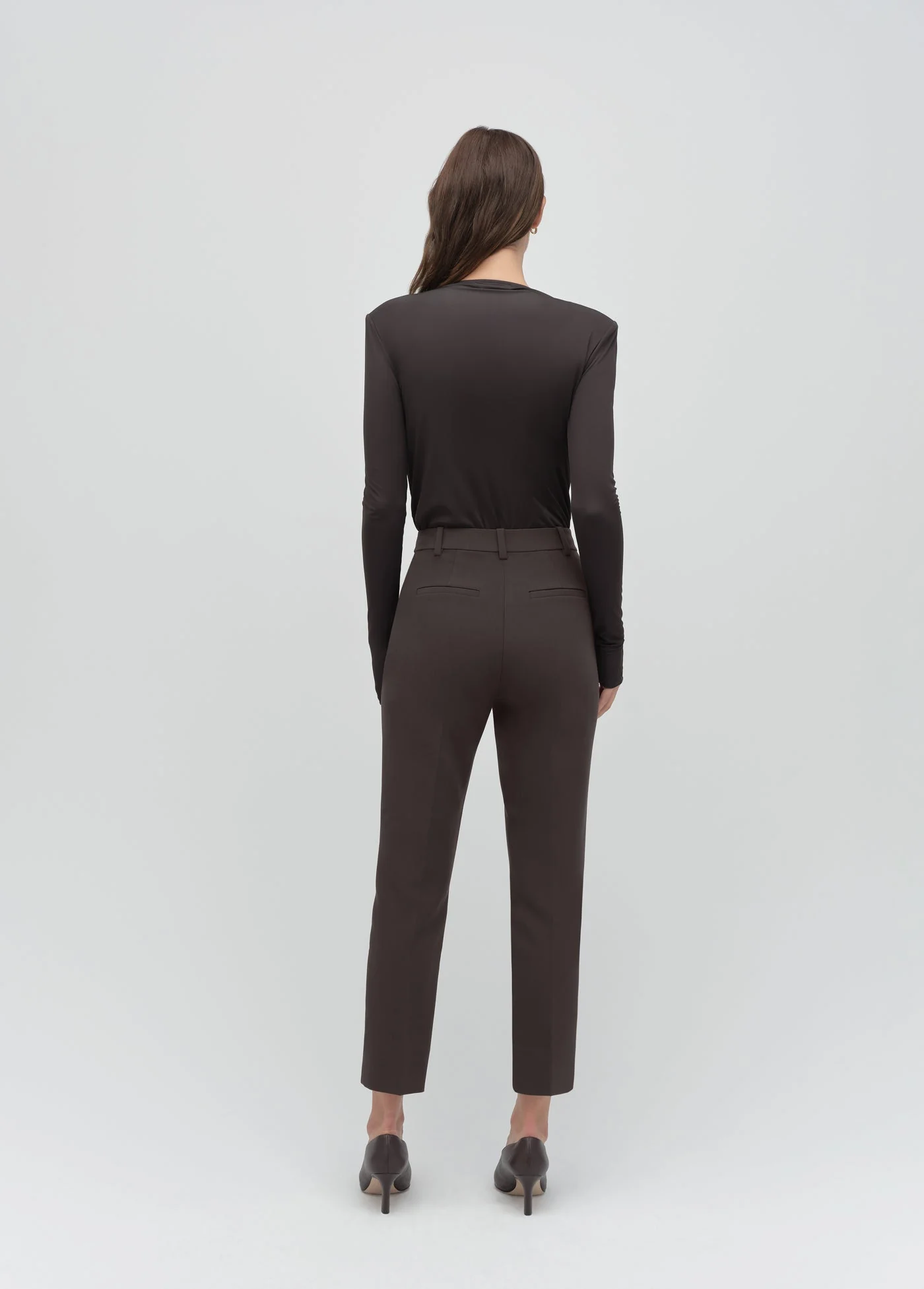 Favorite Daughter - The Favorite Cigarette Pant - Espresso - Image 4