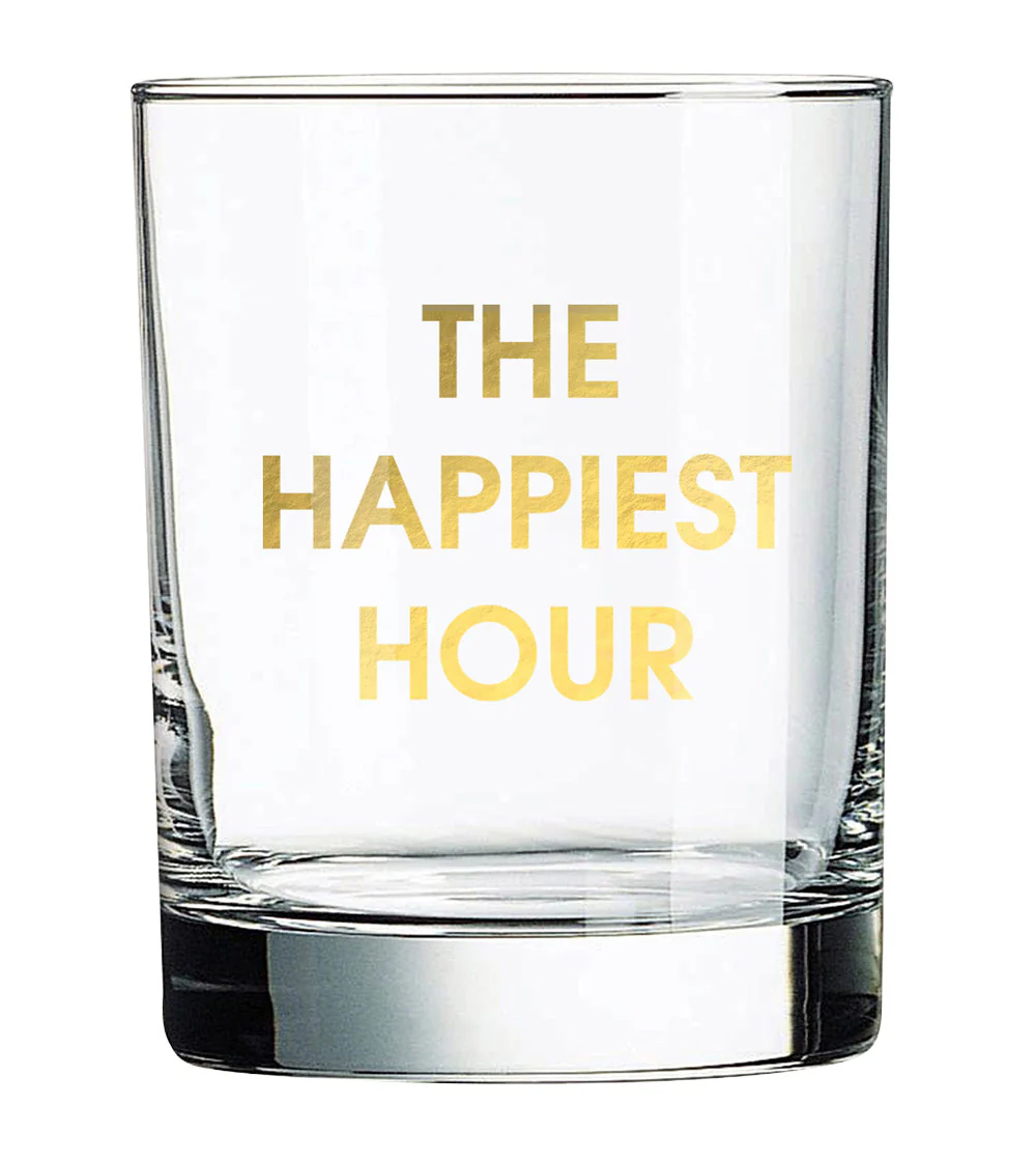 Chez Gagne - The Happiest Hour Rocks Glass