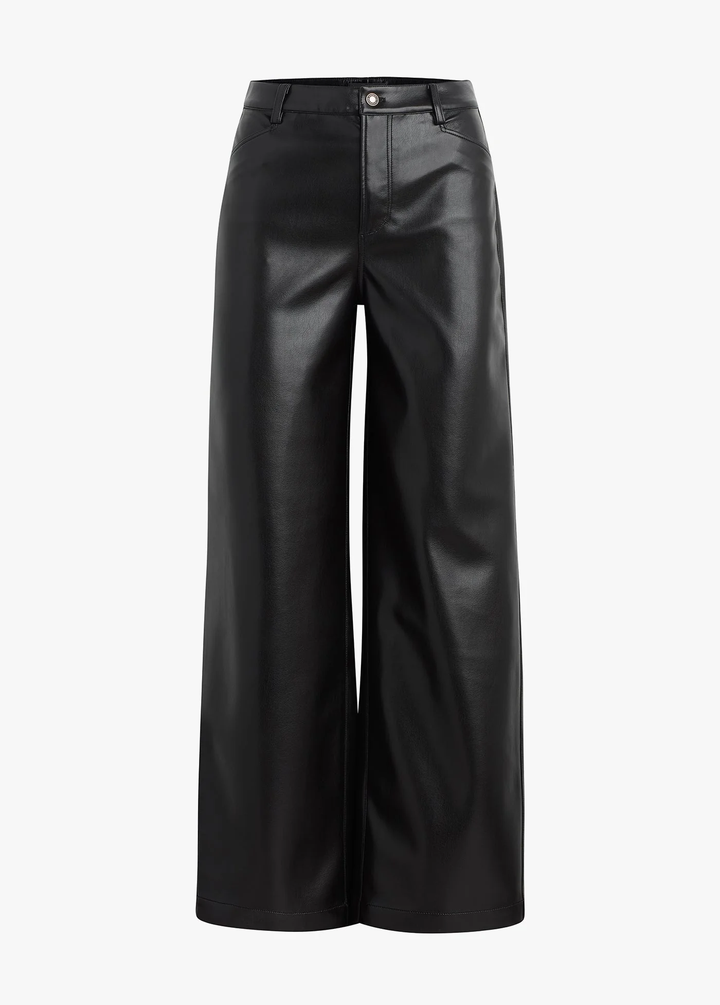 Favorite Daughter - The Mischa Super High Rise Wide Leg Ankle - Raven - Image 9