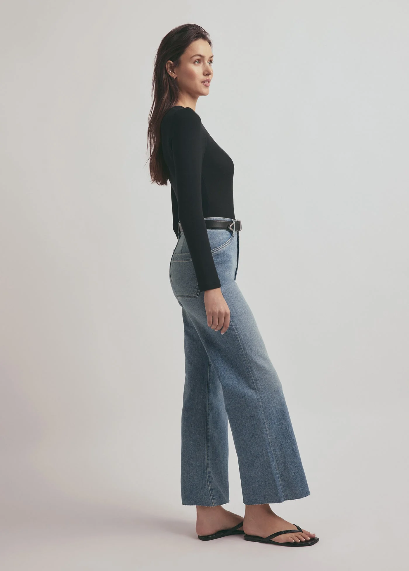 Favorite Daughter - The Mischa Super High Rise Wide Leg Ankle - Monterey - Image 4