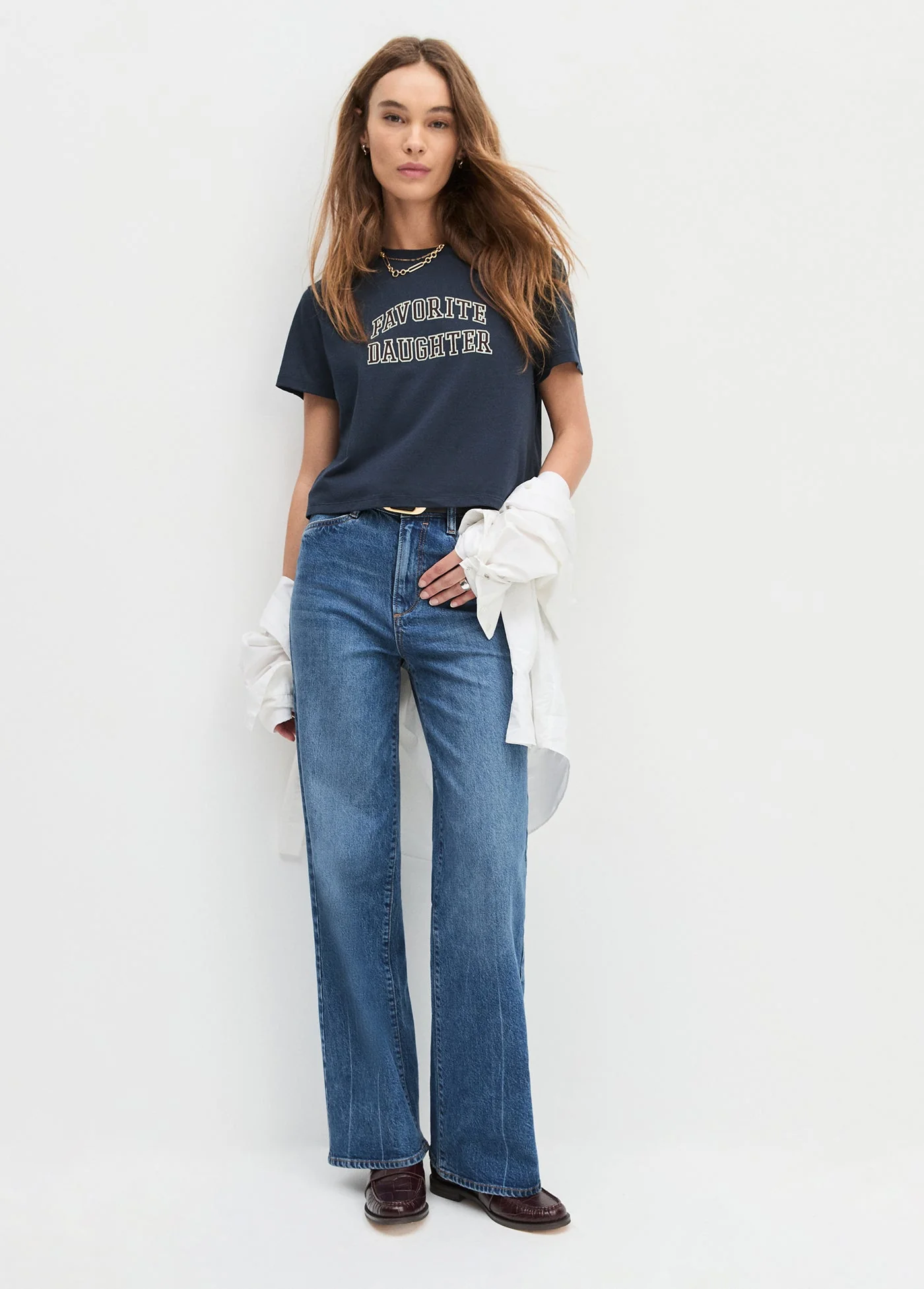 Favorite Daughter - The Mischa Super High Rise Wide Leg Ankle - Campbell - Image 2