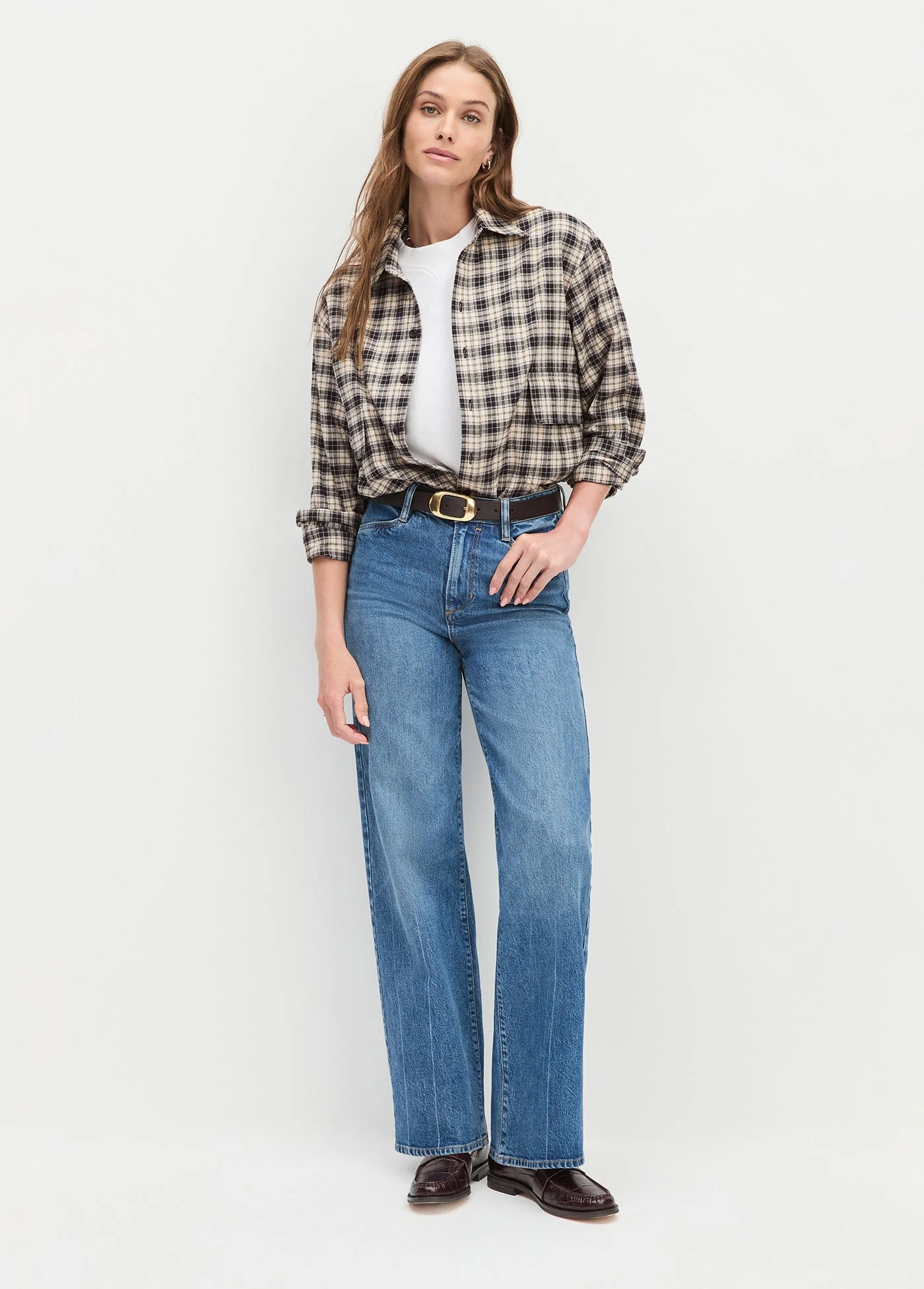 Favorite Daughter - The Mischa Super High Rise Wide Leg Ankle - Campbell - Image 6