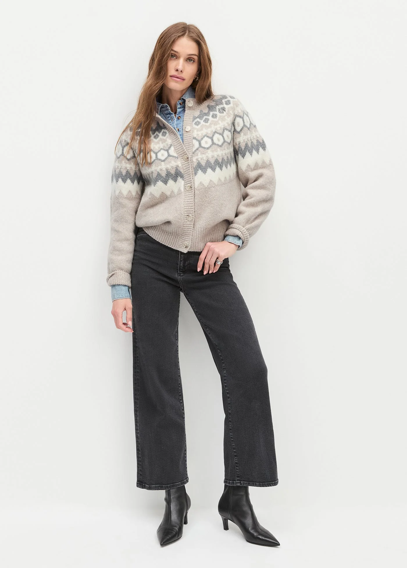 Favorite Daughter - The Mischa Super High Rise Wide Leg Ankle - Tupelo