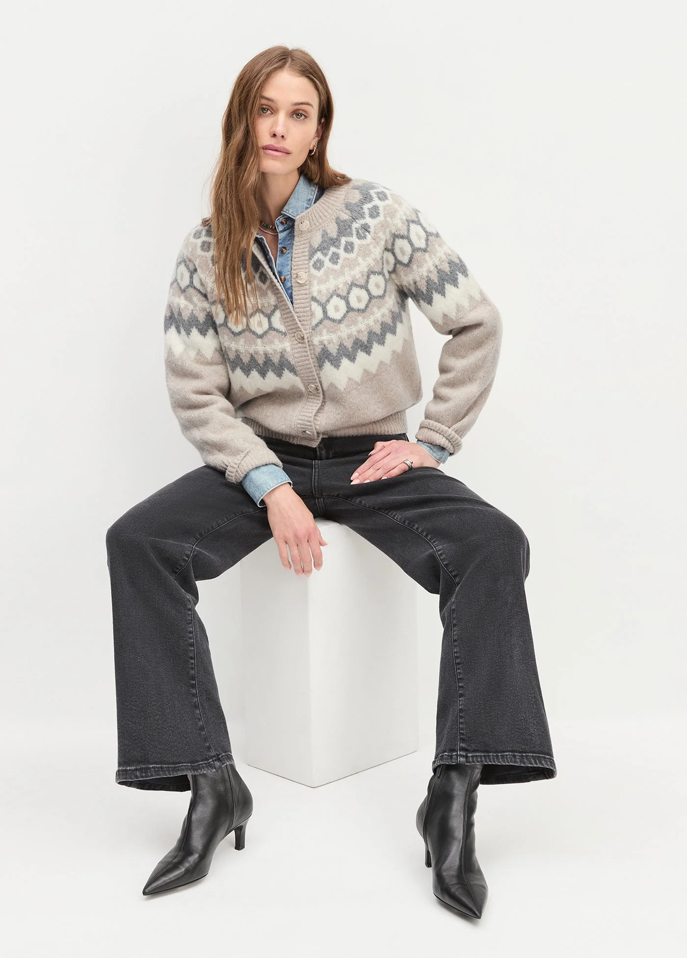 Favorite Daughter - The Mischa Super High Rise Wide Leg Ankle - Tupelo - Image 2