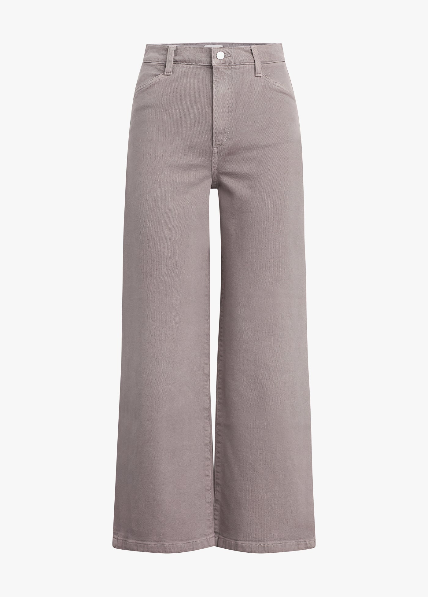 Favorite Daughter - The Mischa Super High Rise Wide Leg Ankle - Soft Taupe - Image 6