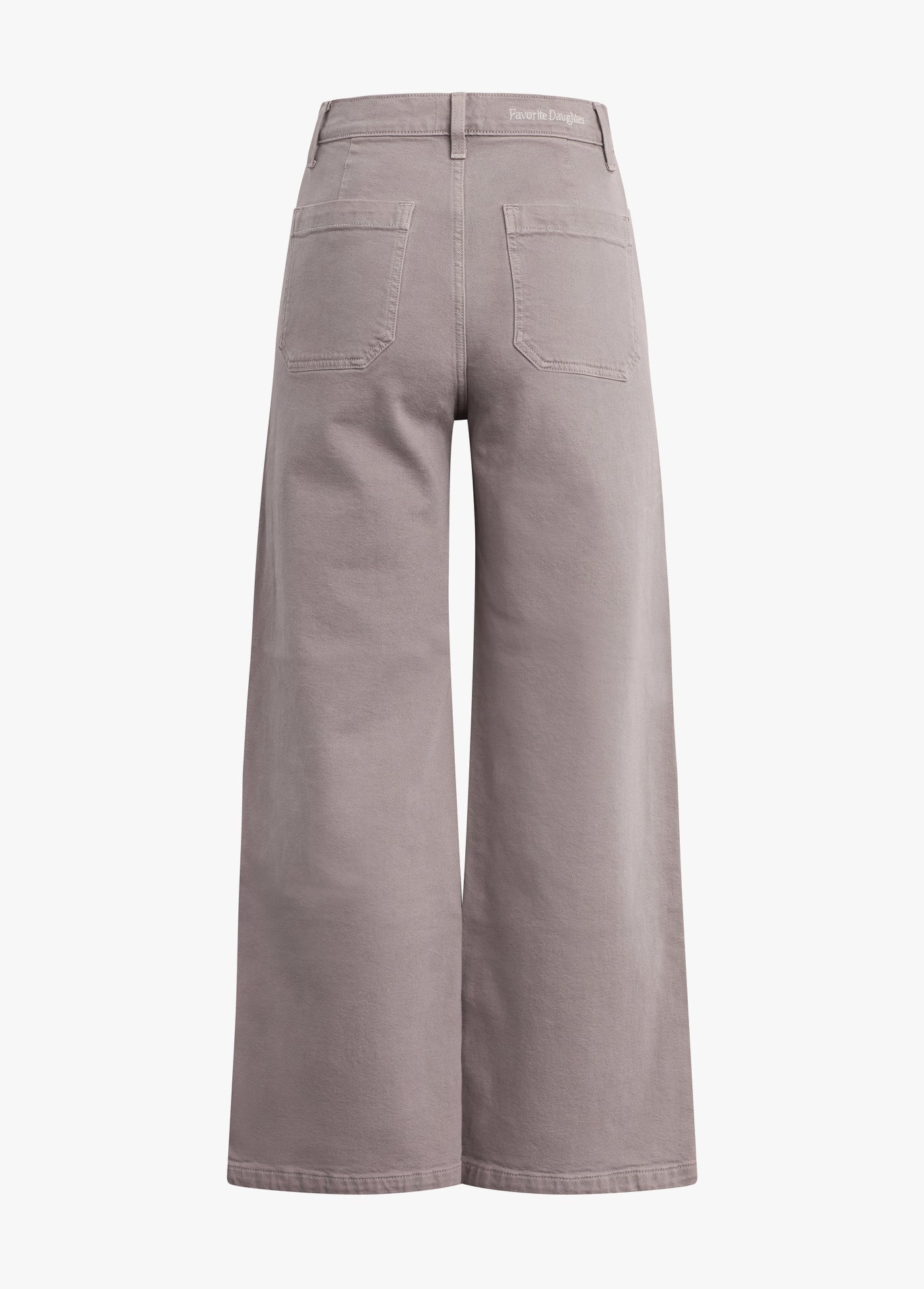 Favorite Daughter - The Mischa Super High Rise Wide Leg Ankle - Soft Taupe - Image 7