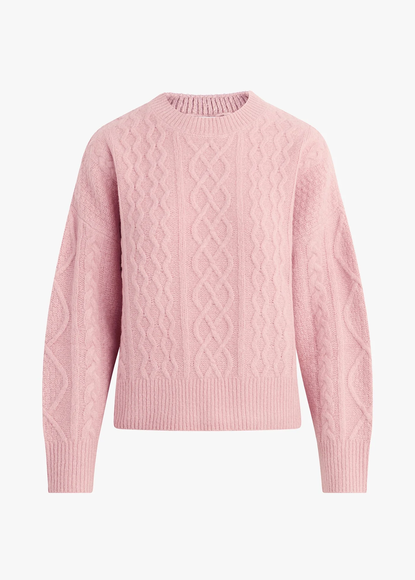Favorite Daughter - The Oversized Cable Sweater - Whimsical Rose - Image 7