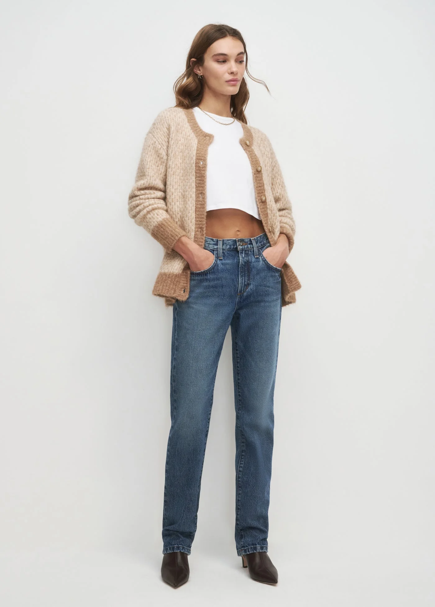 Favorite Daughter - The Rio Cardigan - Wheat