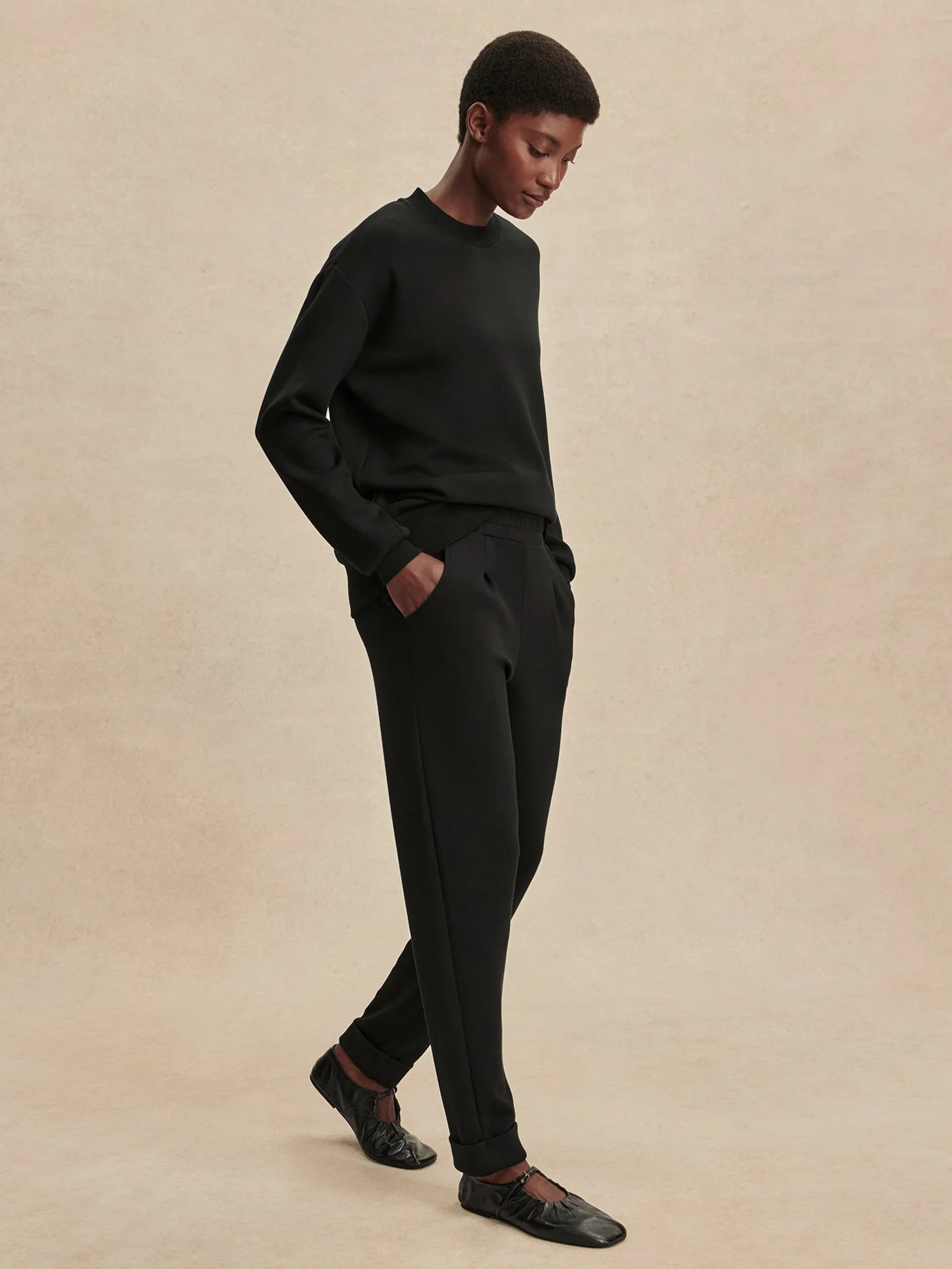 Varley - The Rolled Cuff Pant 25 - Black - Image 3