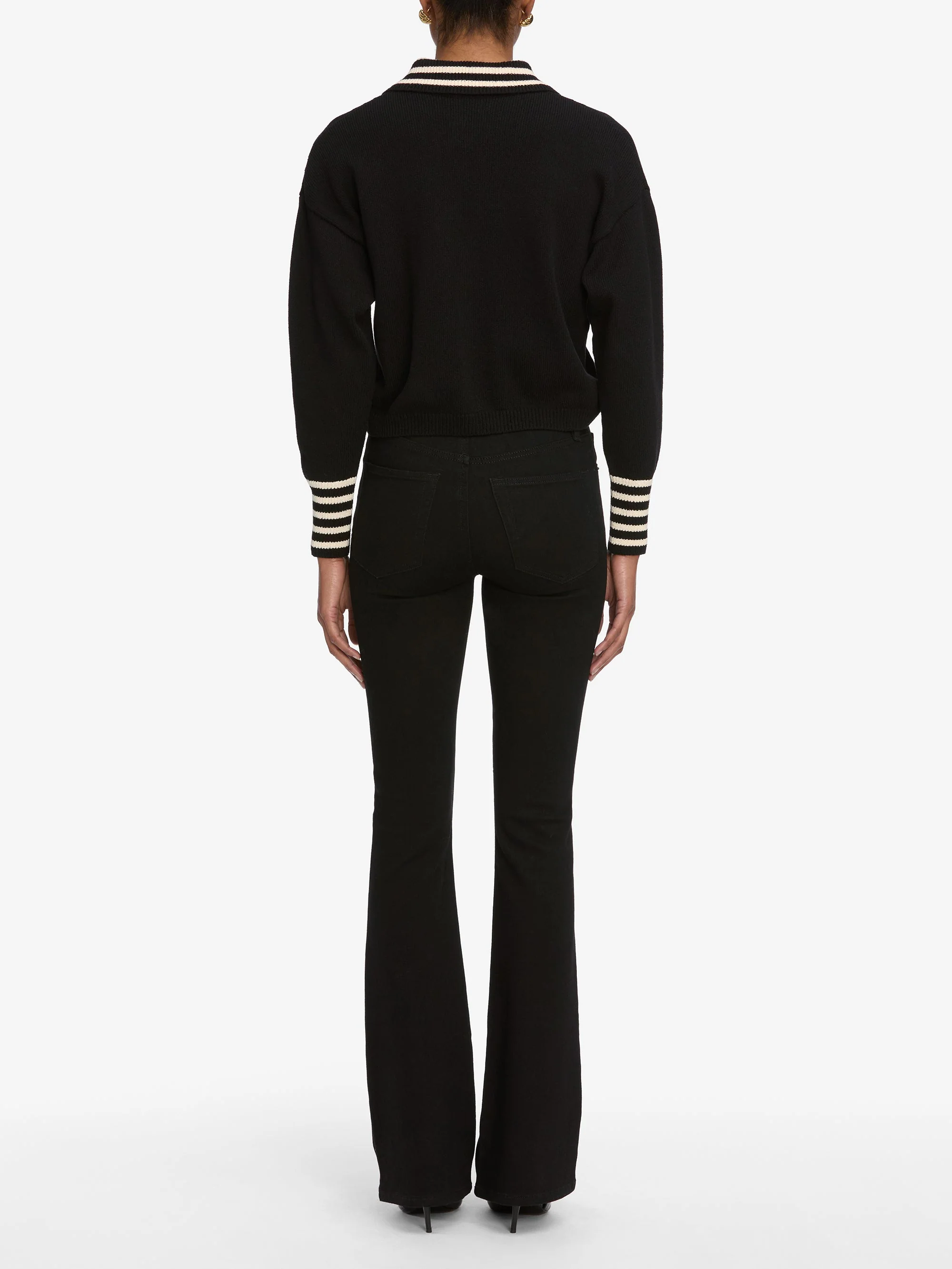 FRAME - The Sailor Pullover - Black Multi - Image 6