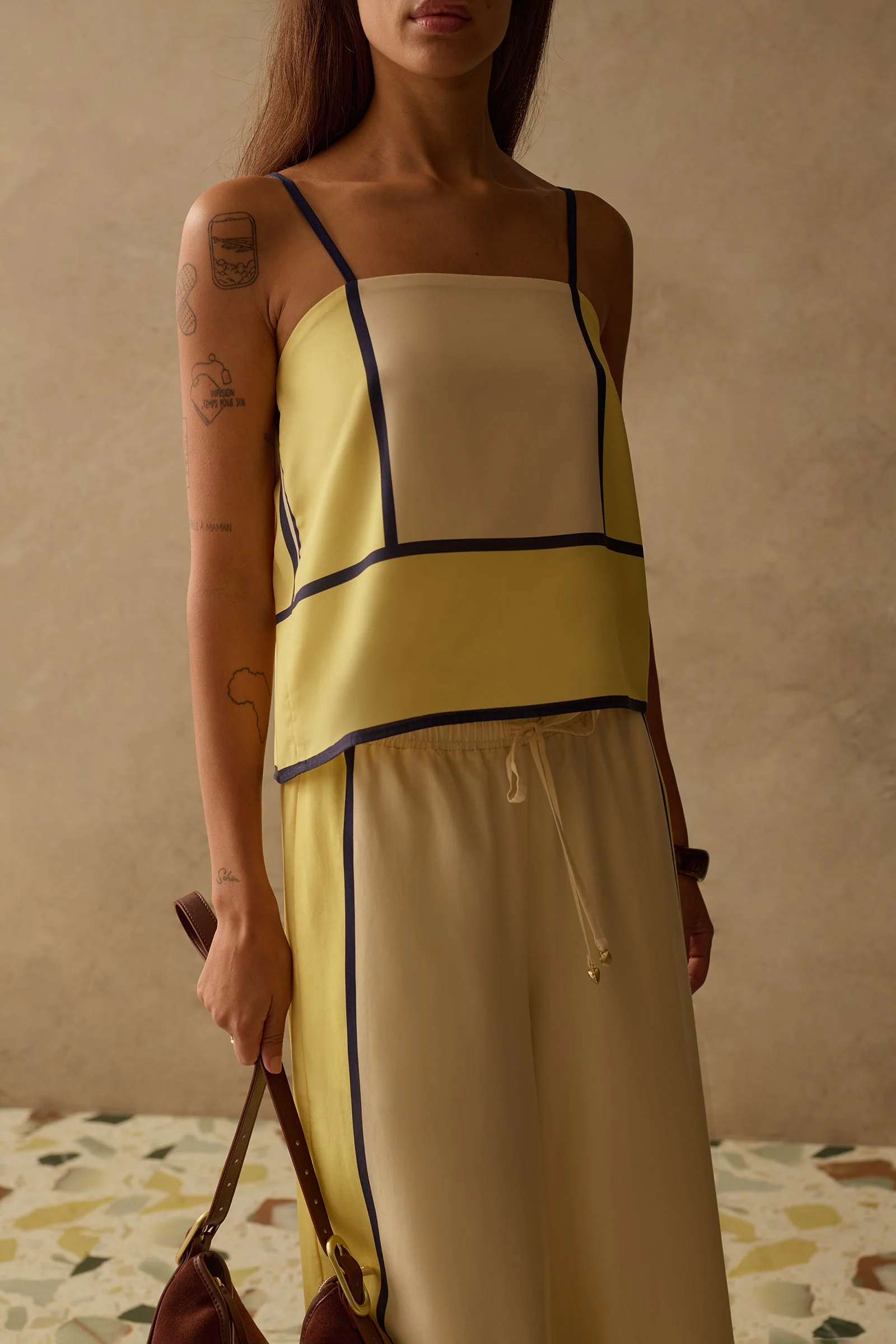 SANCIA - The Sian Top - Canary Stripe - Image 5