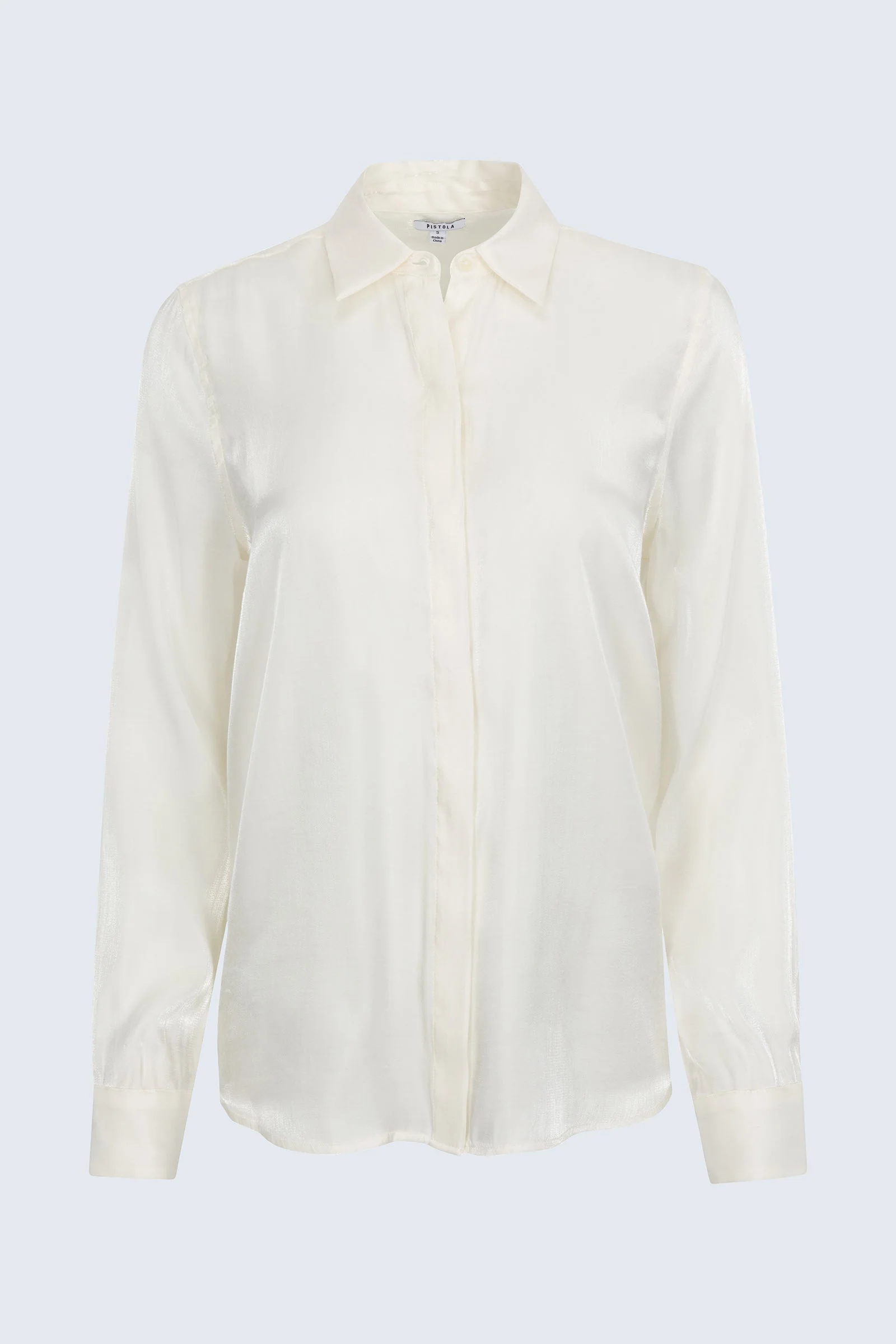 Pistola - Tilda Long Sleeve Button Up - Ecru - Image 7