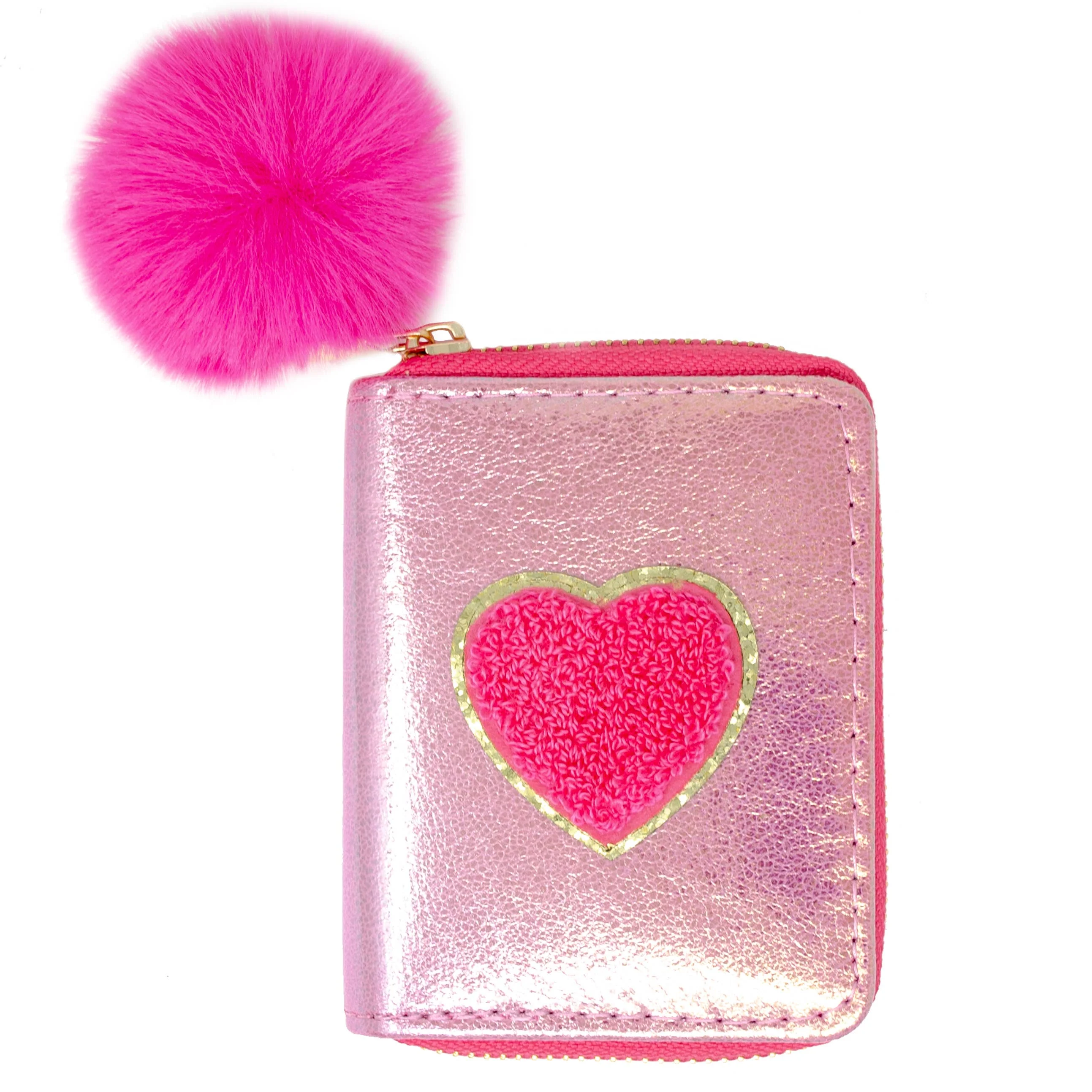 Shiny Heart Patch Wallet - Image 2