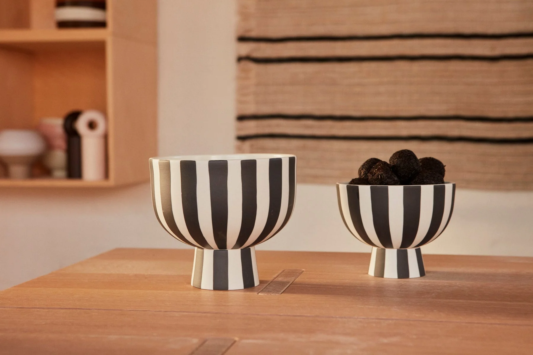 Toppu Mini Bowl, White/Black - Image 2