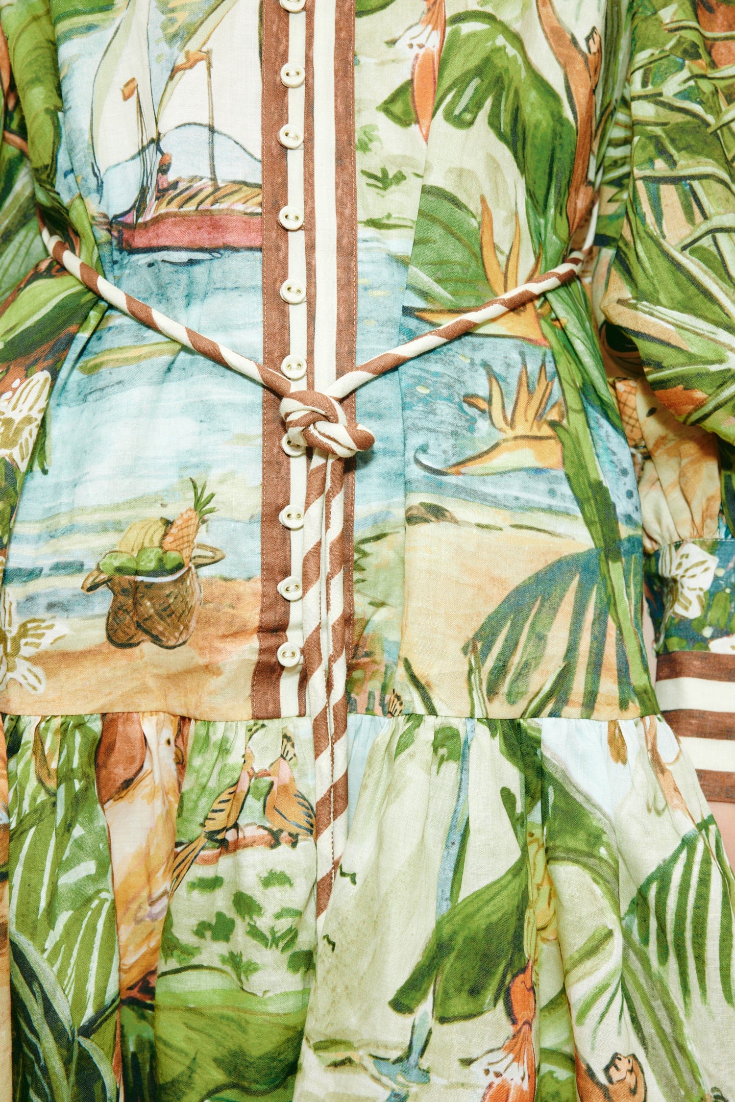 ALEMAIS - Toucan Tango Mini Dress - Multi - Image 5