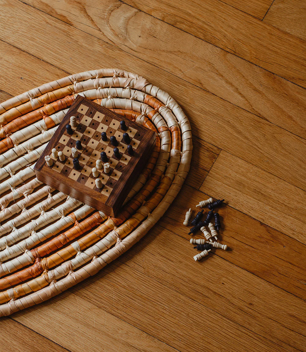 Travel Chess Game -  Handcrafted Wood Pegs - Image 4