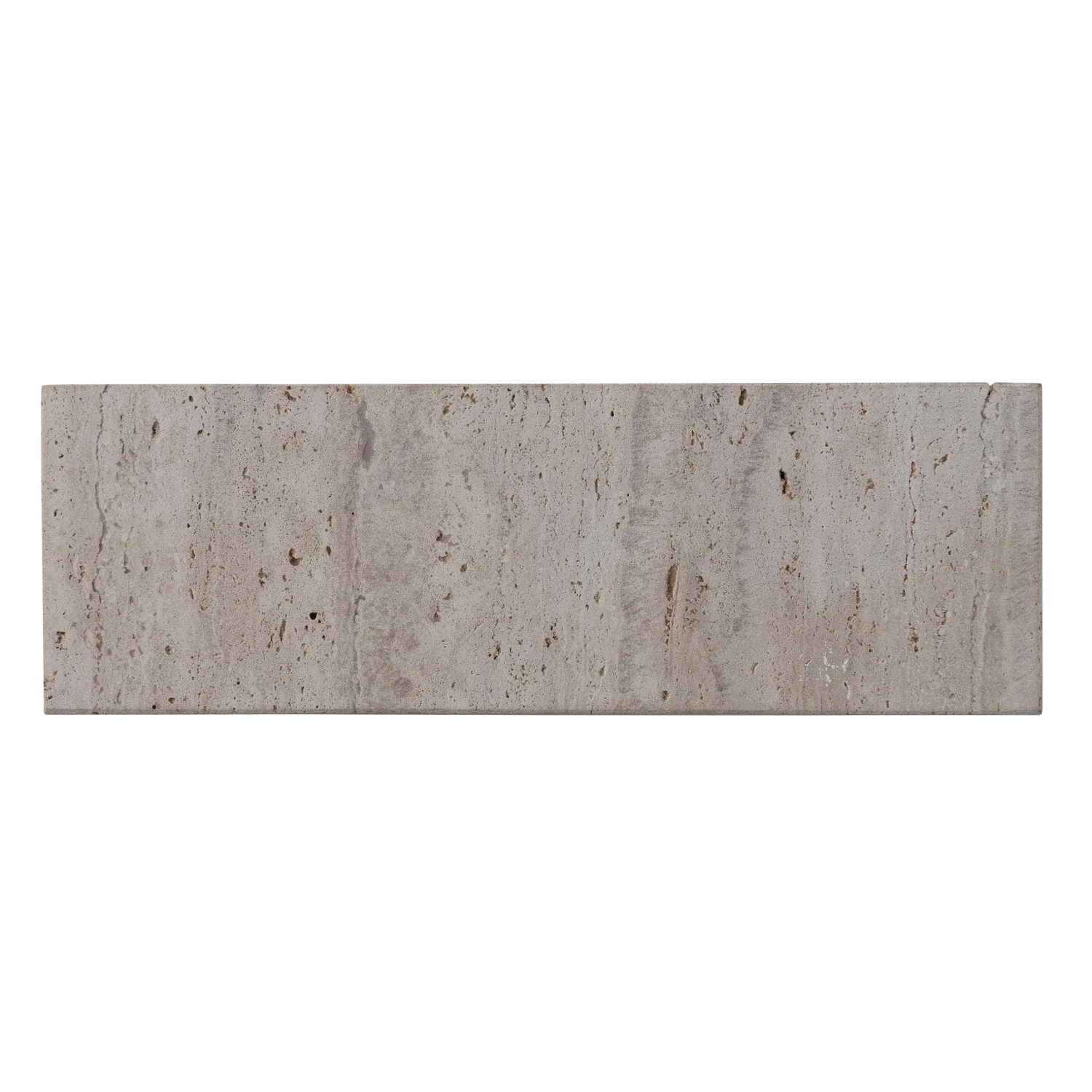 Travertine Footed Serving Board, Beige - Image 3