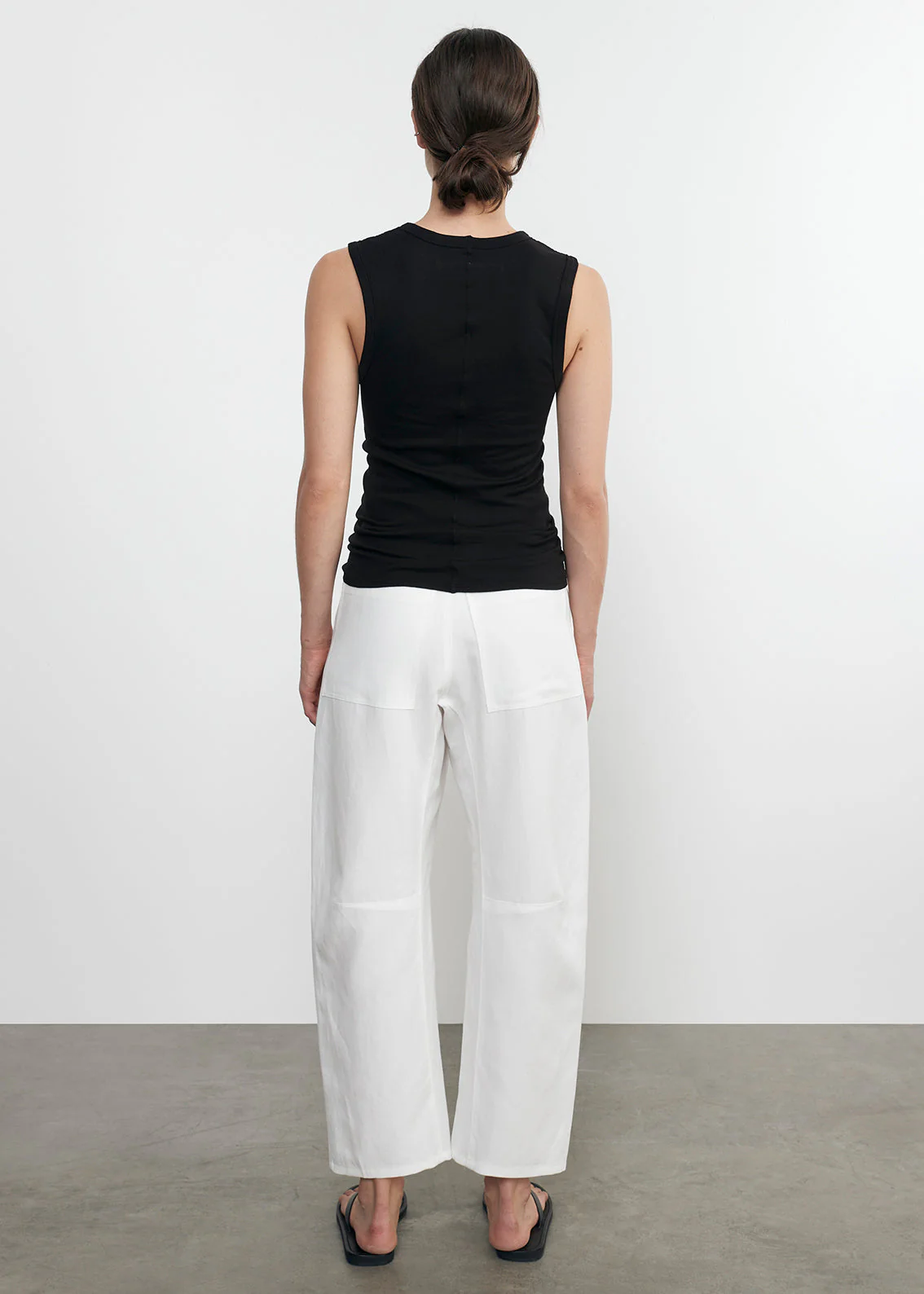 Enza Costa - Twill Work Pant - Off White - Image 3