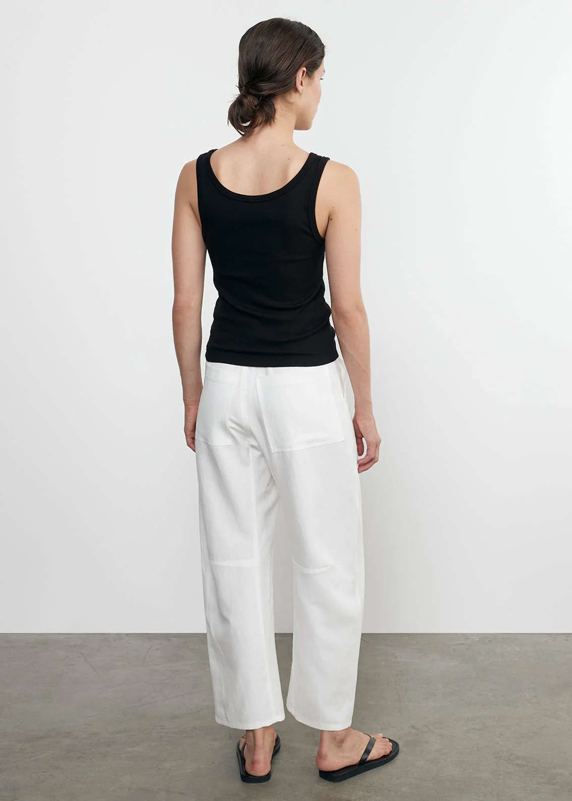 Enza Costa - Twill Work Pant - Off White - Image 6