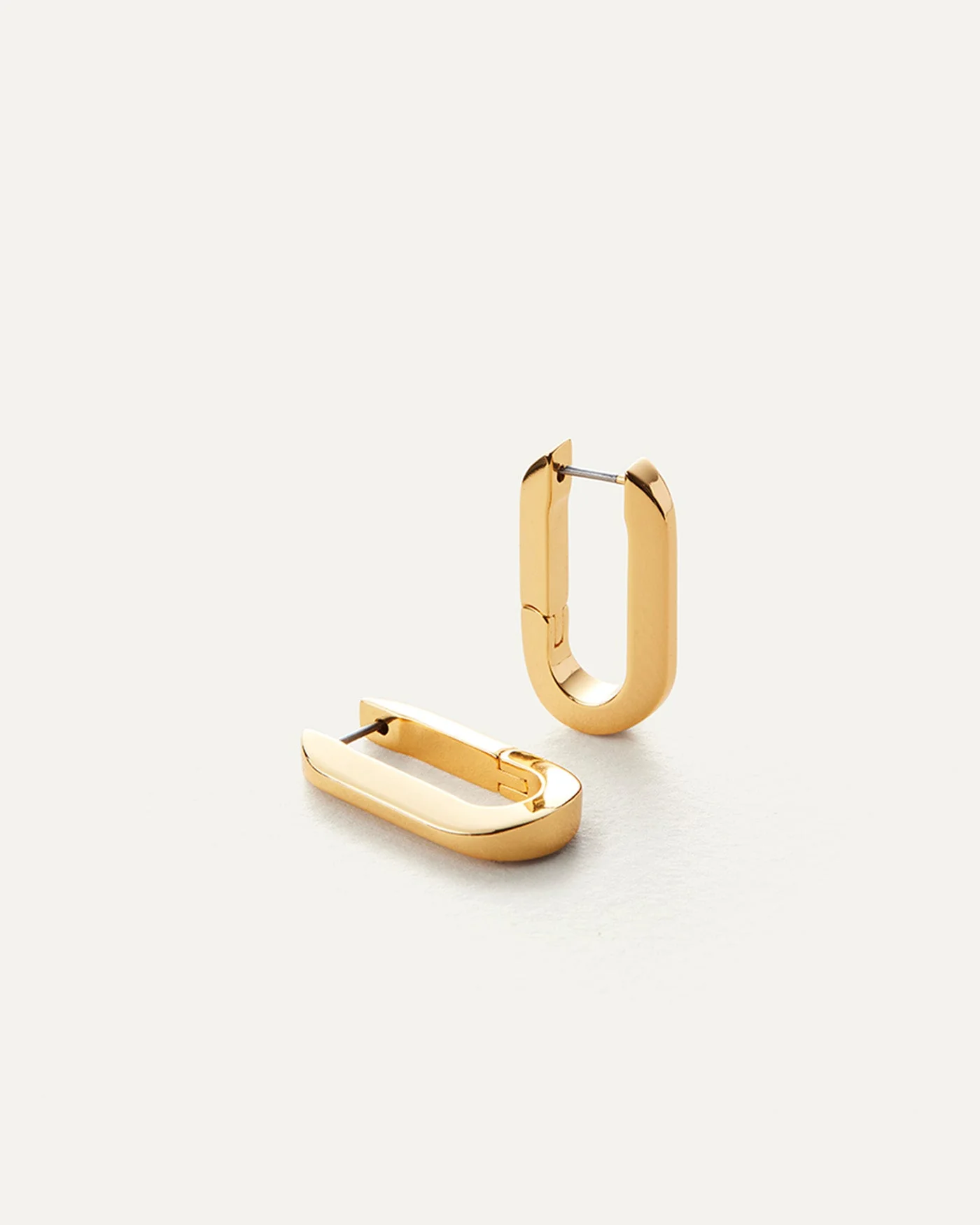 Jenny Bird - U-Link Earrings - High Polish Gold