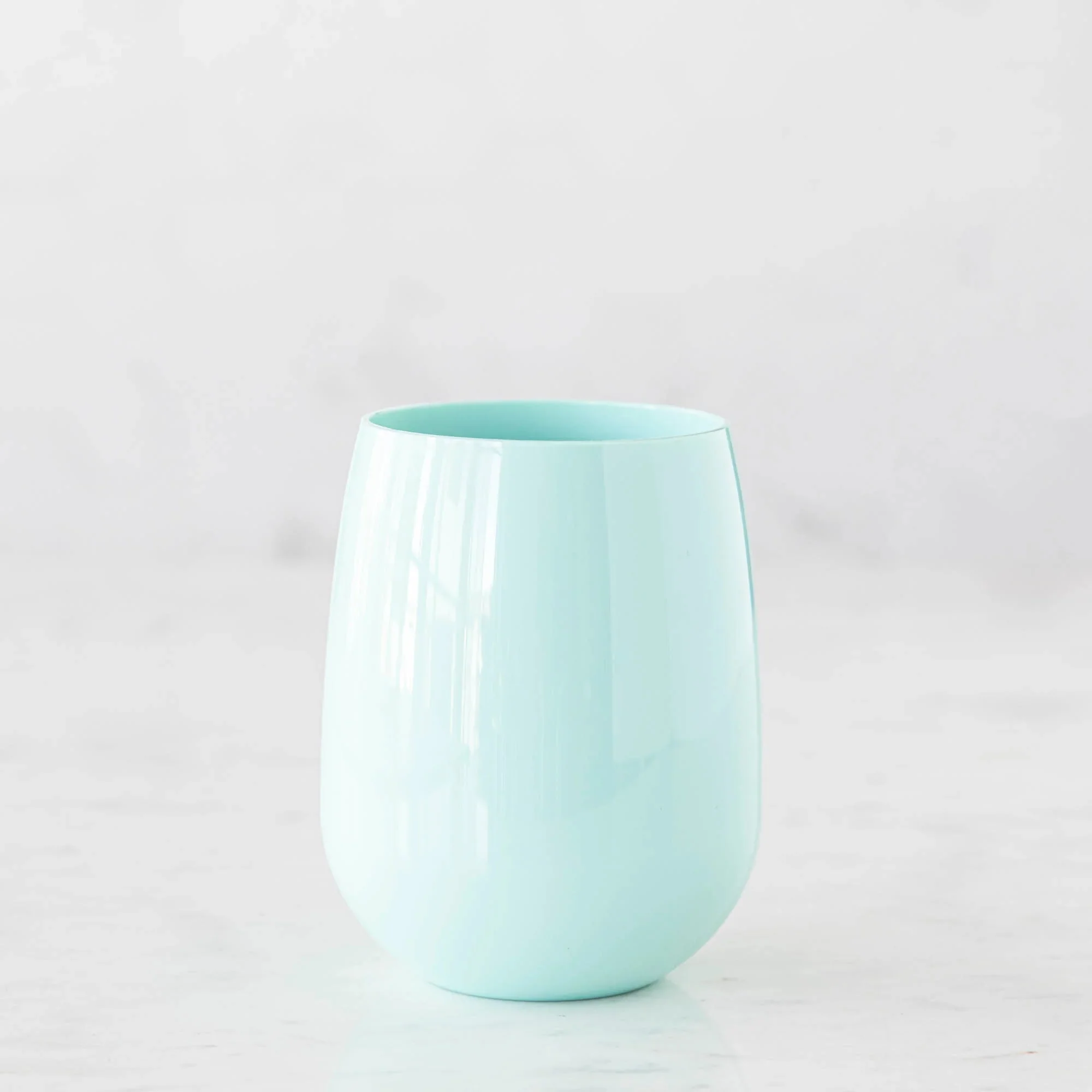 Unbreakable Stemless Wine Glass - Seafoam