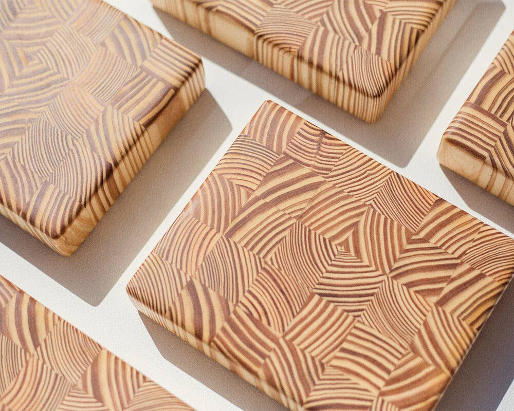 End Grain Cutting Board in Southern Yellow Pine - Jasper - Image 7