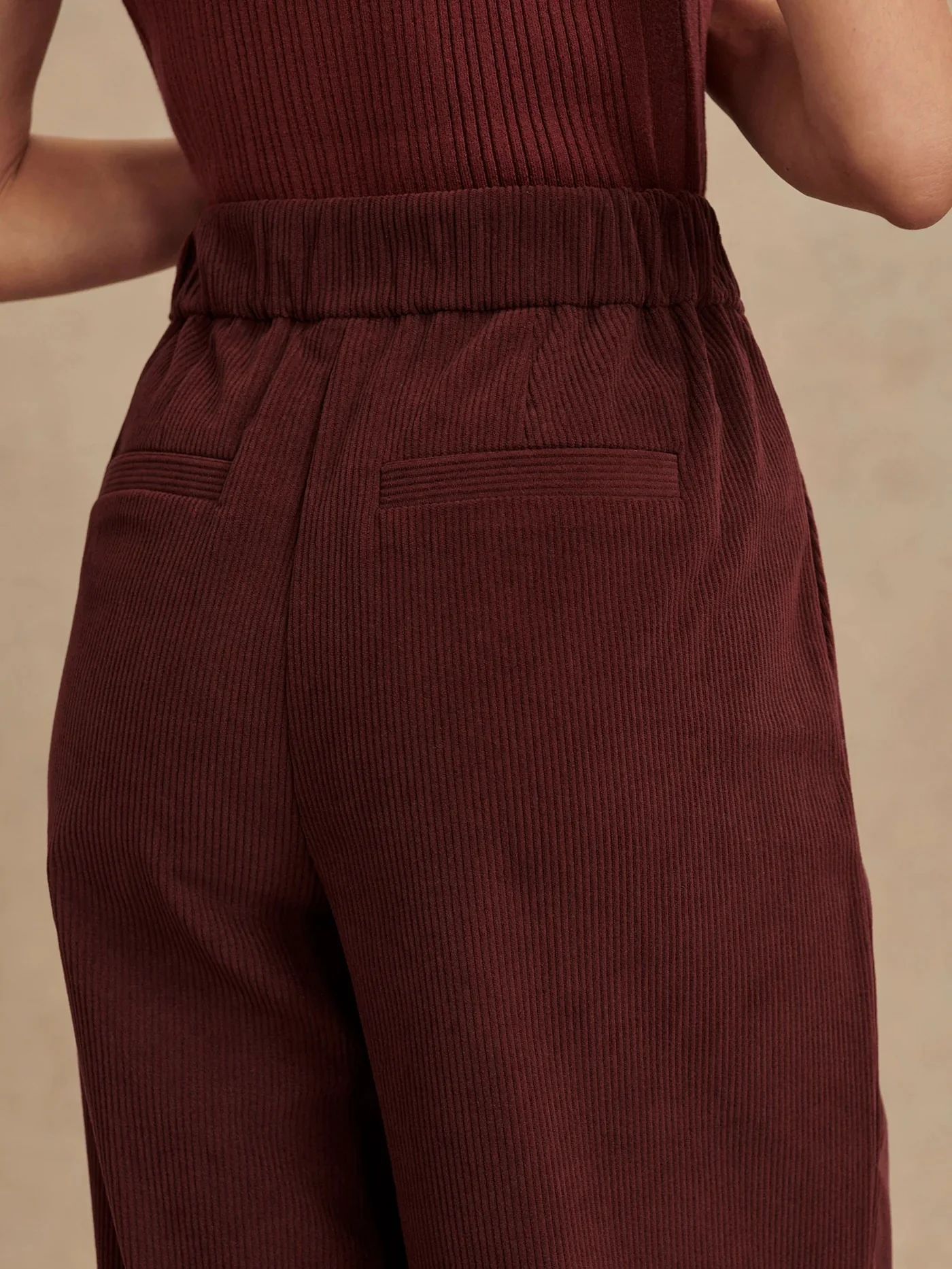Varley - Floris Wide-Leg Pant 29.5 - Decadent Chocolate - Image 6